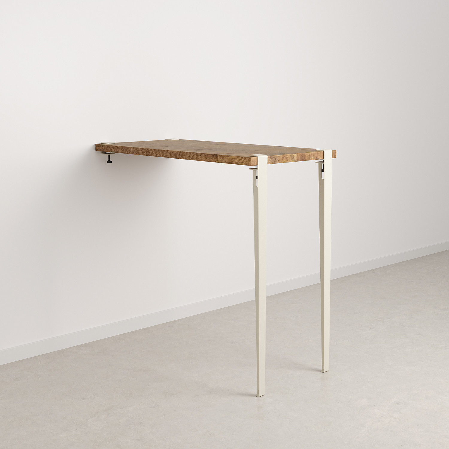 Table haute murale TIPTOE - bois ancien recyclé