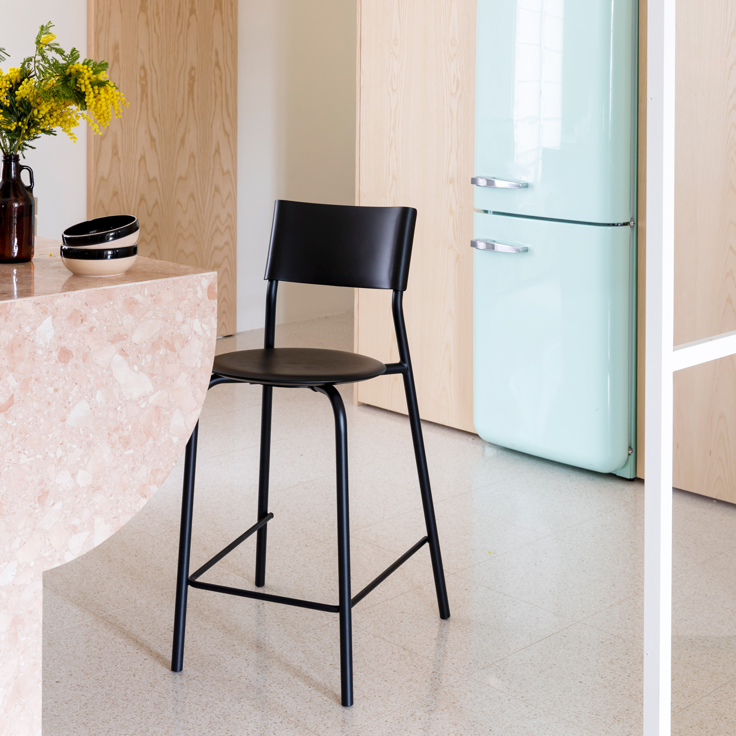 Chaise de bar SSDr - plastique recyclé