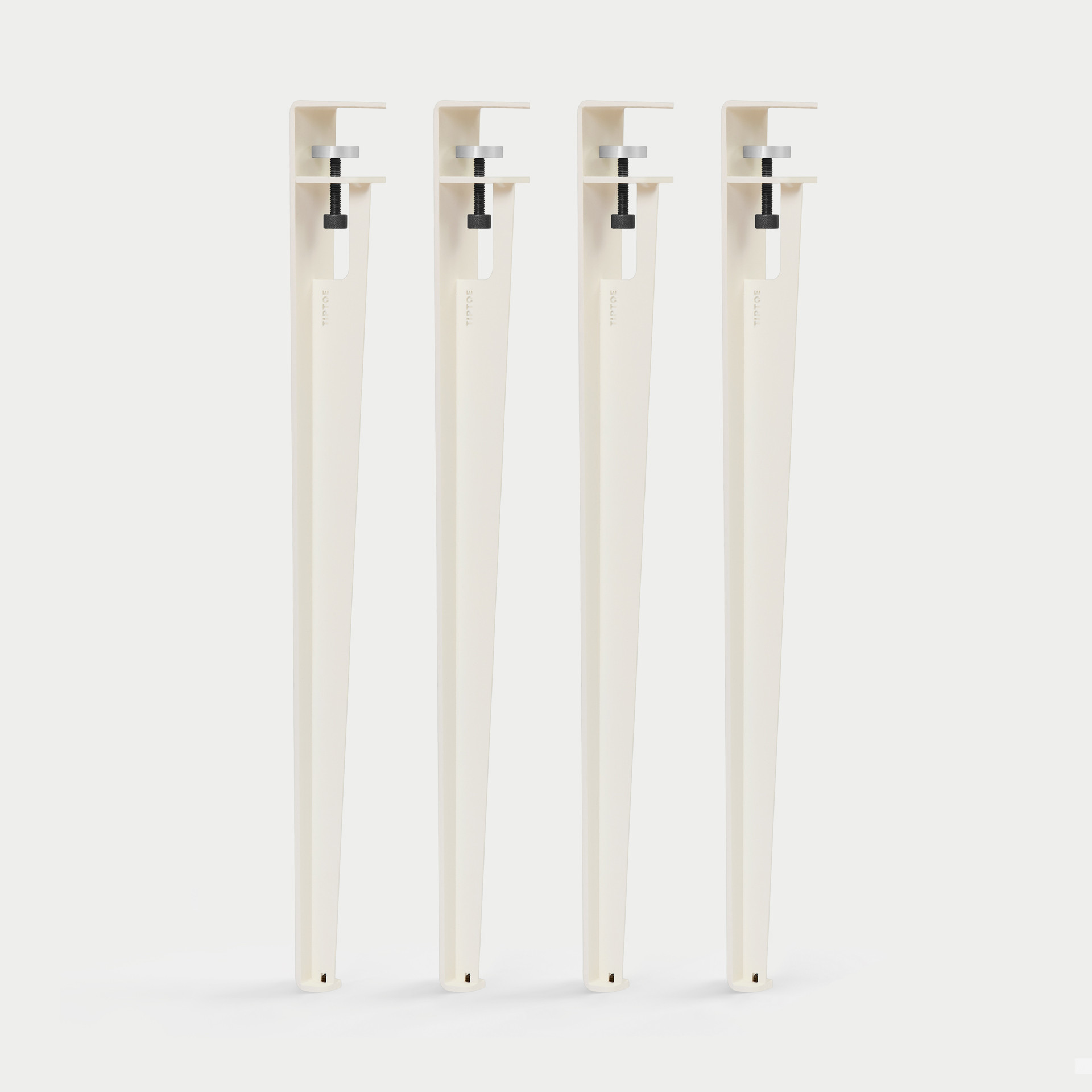 Lot de 4 pieds de table - 75cm