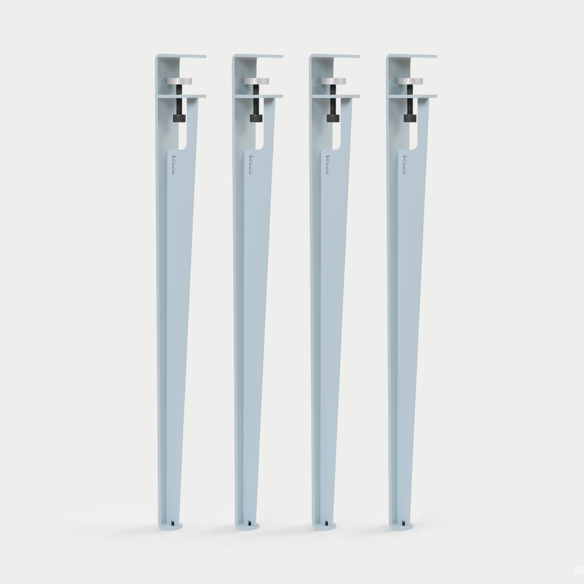 Lot de 4 pieds de table - 75cm