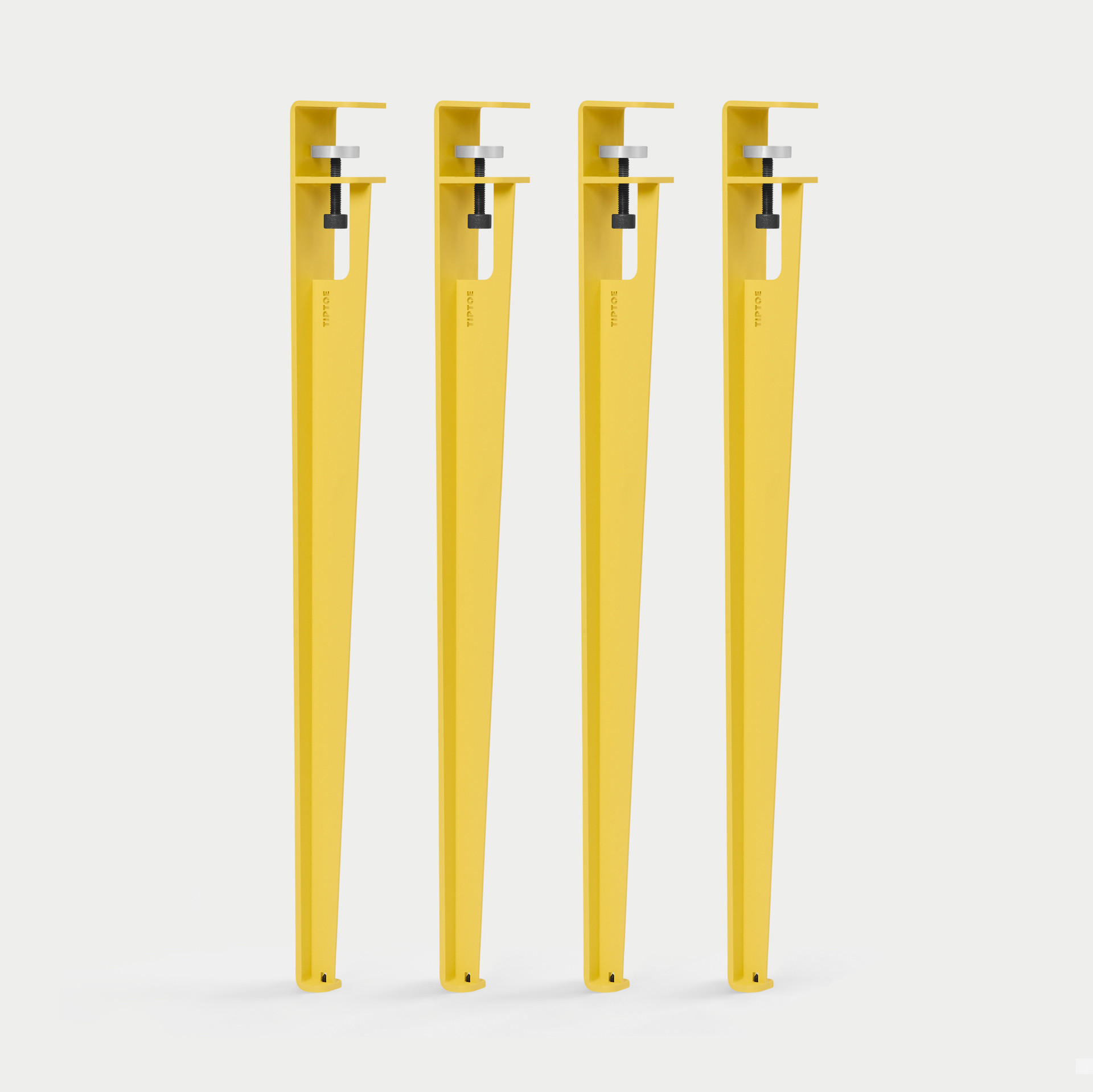 Lot de 4 pieds de table - 75cm