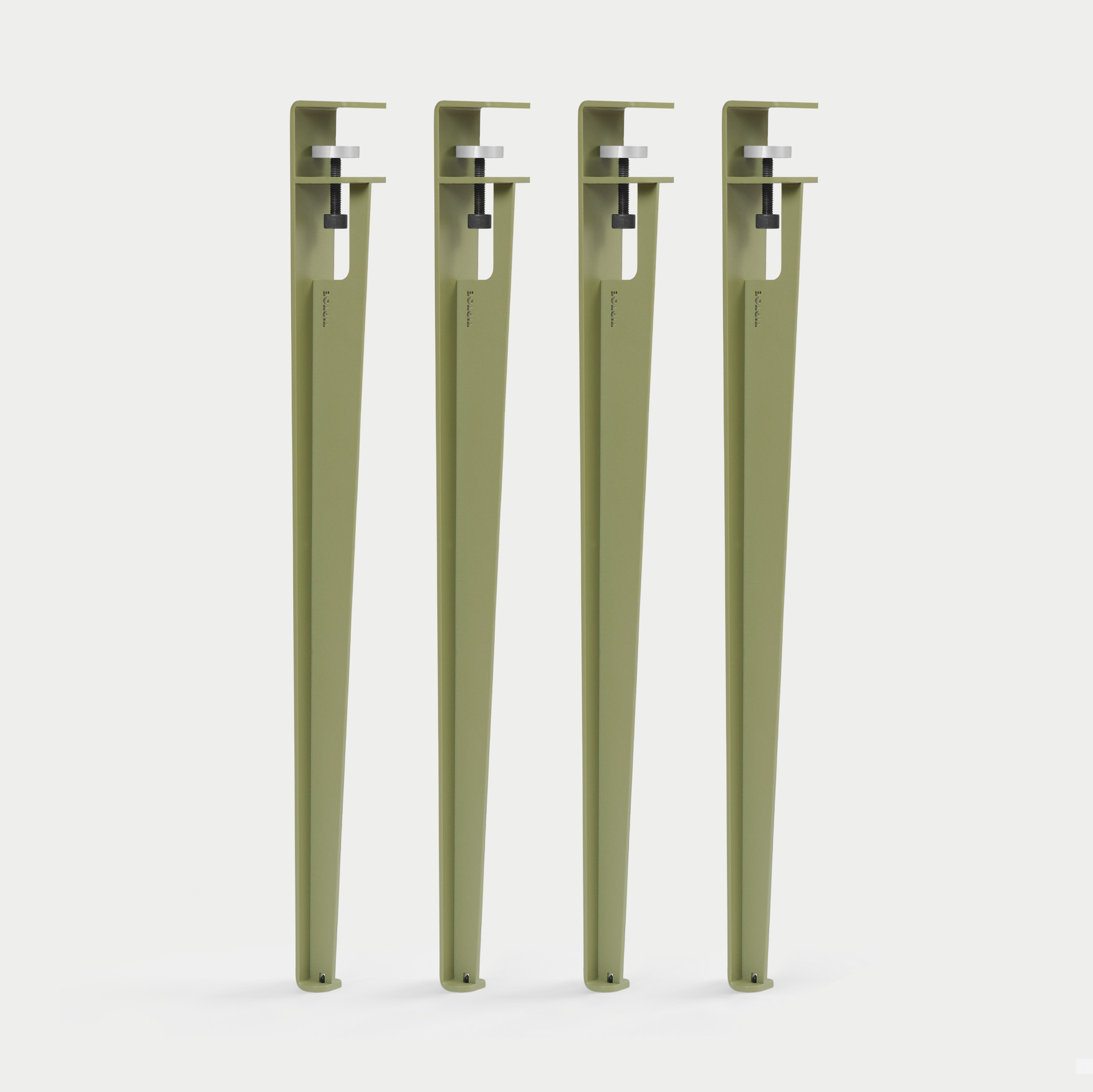 Lot de 4 pieds de table - 75cm