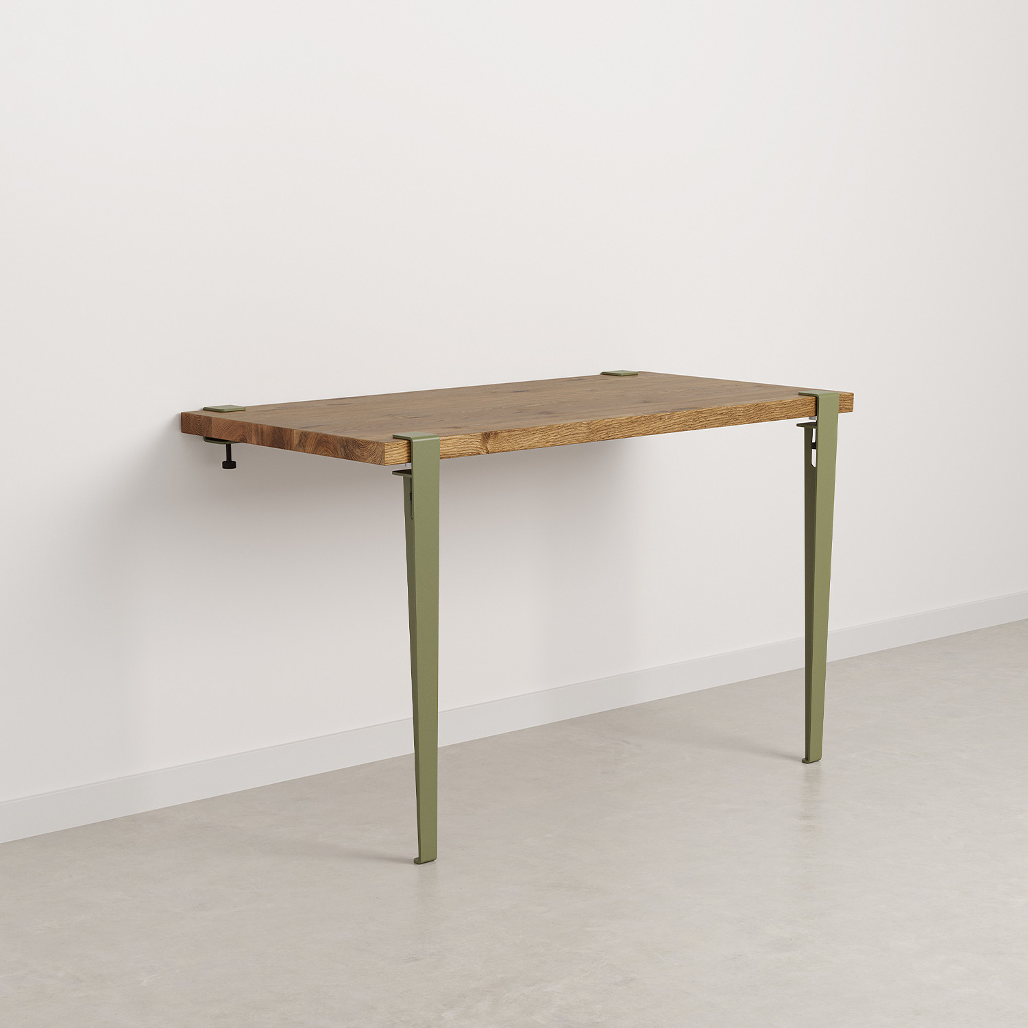Bureau mural TIPTOE 120x60cm - bois ancien recyclé