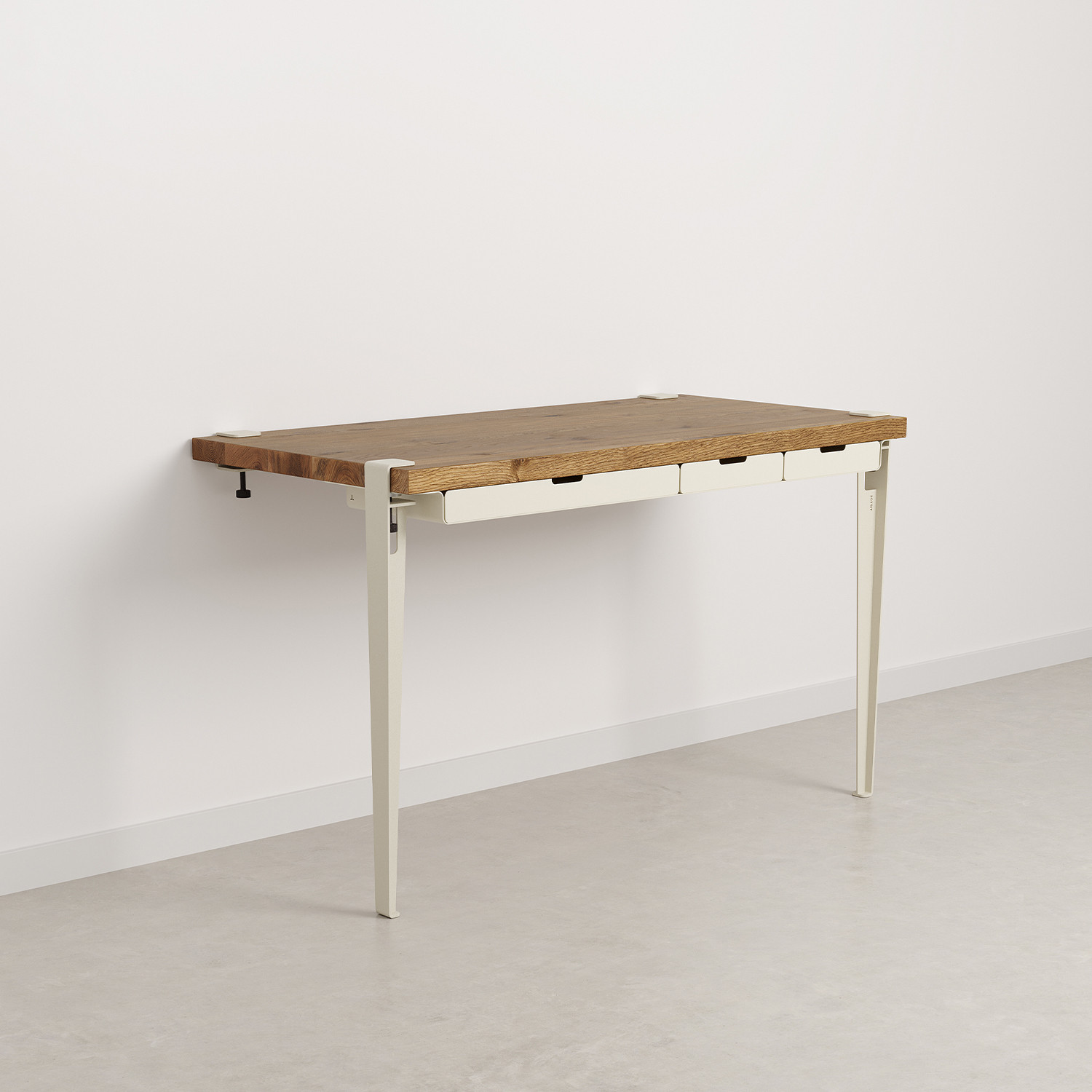 Bureau mural TIPTOE 120x60cm - bois ancien recyclé
