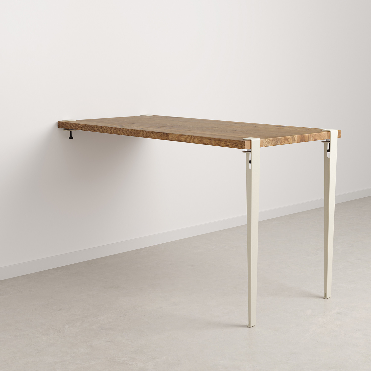 Table haute murale TIPTOE - bois ancien recyclé