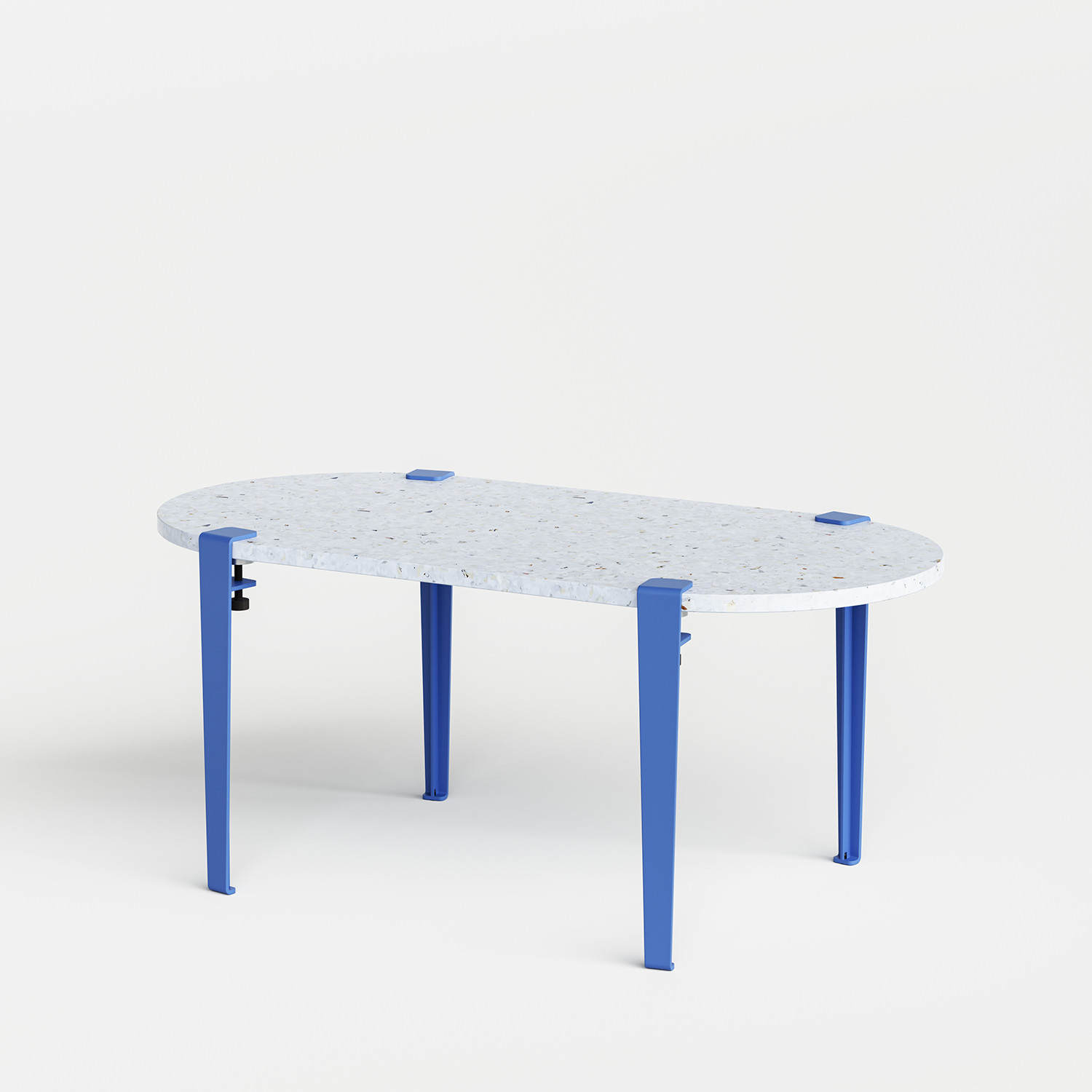 Table basse oblongue TIPTOE 100x50cm - plastique recyclé Venezia