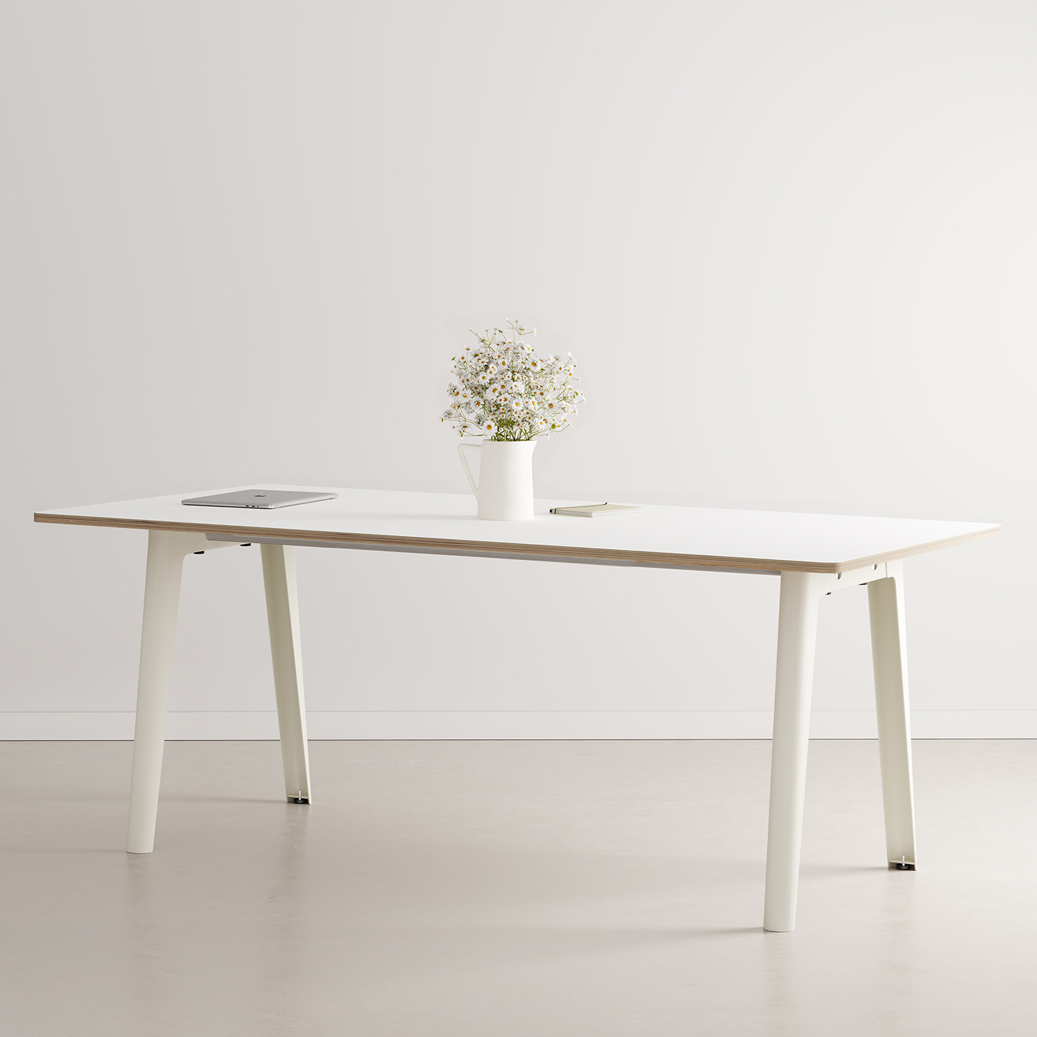 Table de réunion NEW MODERN - multiplis blanc