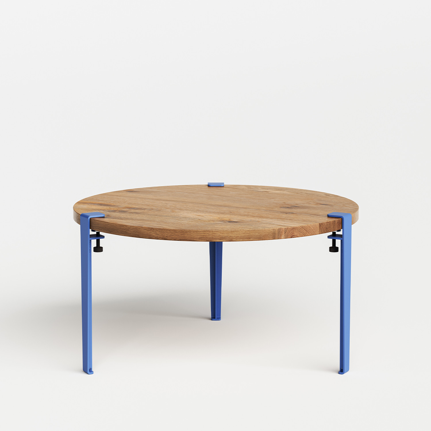 Table basse ronde TIPTOE Ø 80cm - bois ancien recyclé