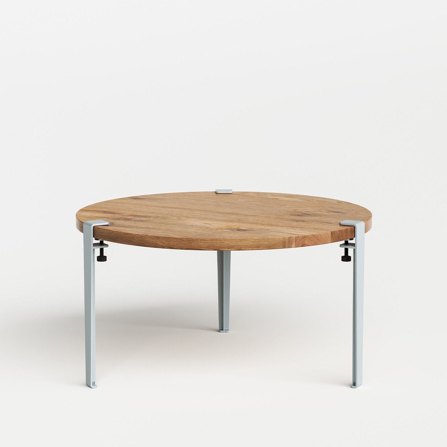 Table basse ronde TIPTOE Ø 80cm - bois ancien recyclé