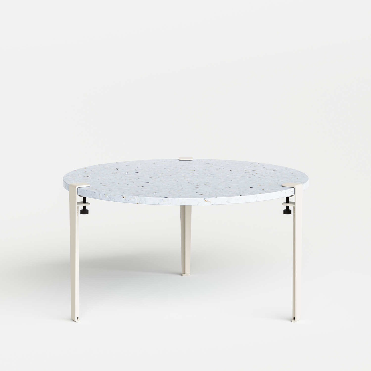 Table basse ronde TIPTOE Ø 80cm - plastique recyclé Venezia