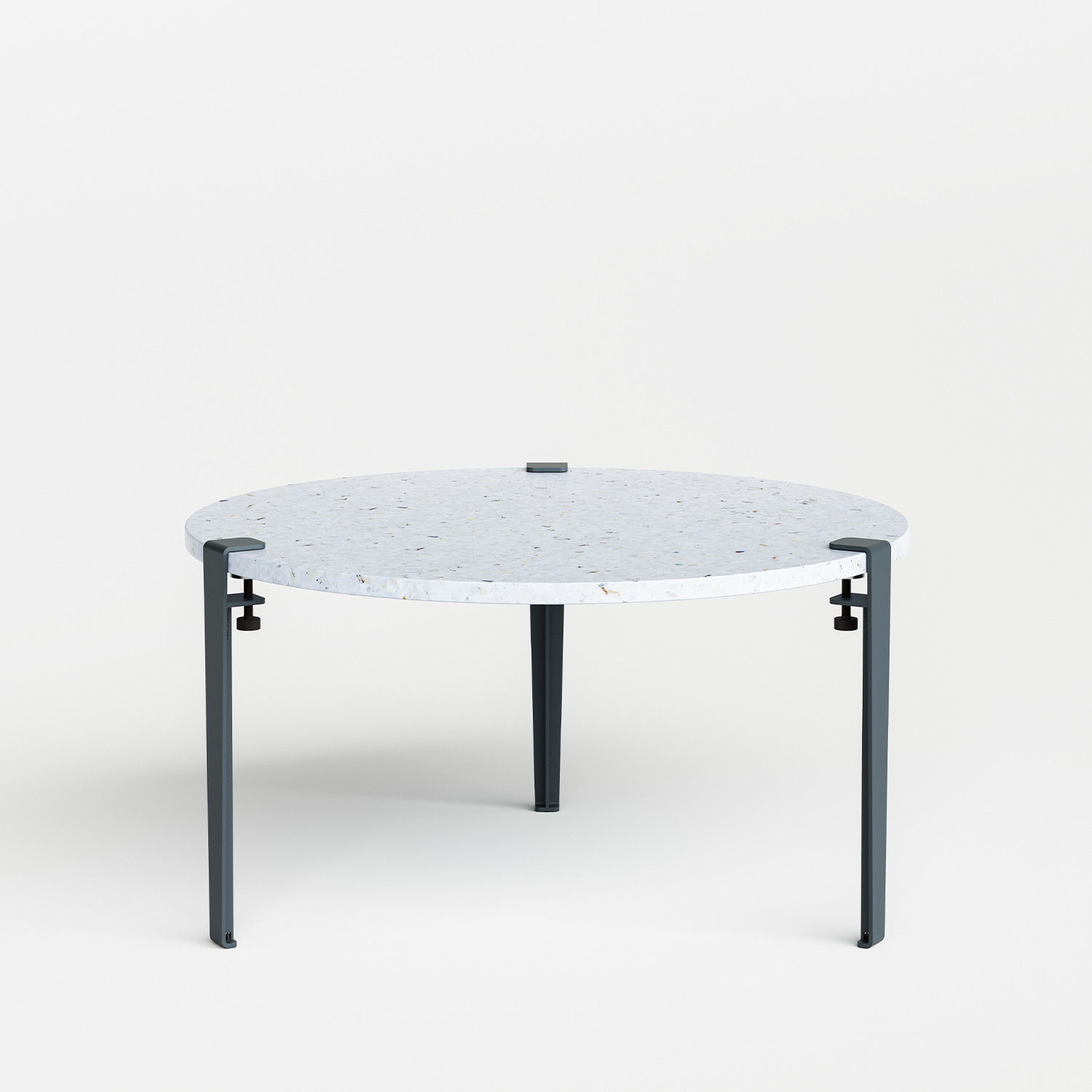 Table basse ronde TIPTOE Ø 80cm - plastique recyclé Venezia