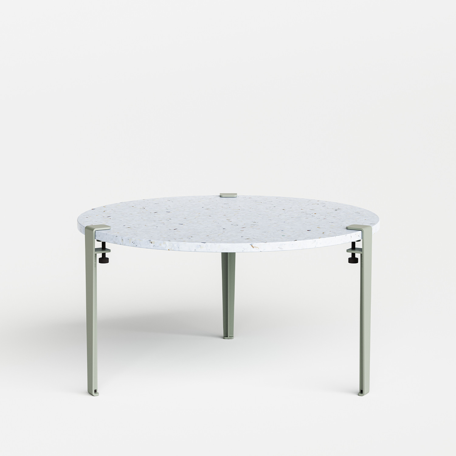 Table basse ronde TIPTOE Ø 80cm - plastique recyclé Venezia