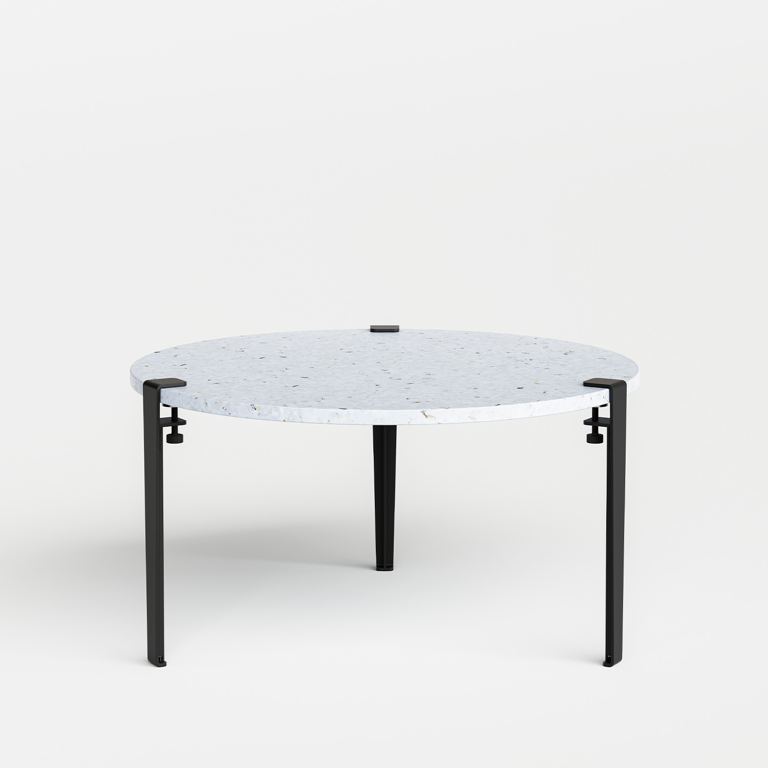 Table basse ronde TIPTOE Ø 80cm - plastique recyclé Venezia
