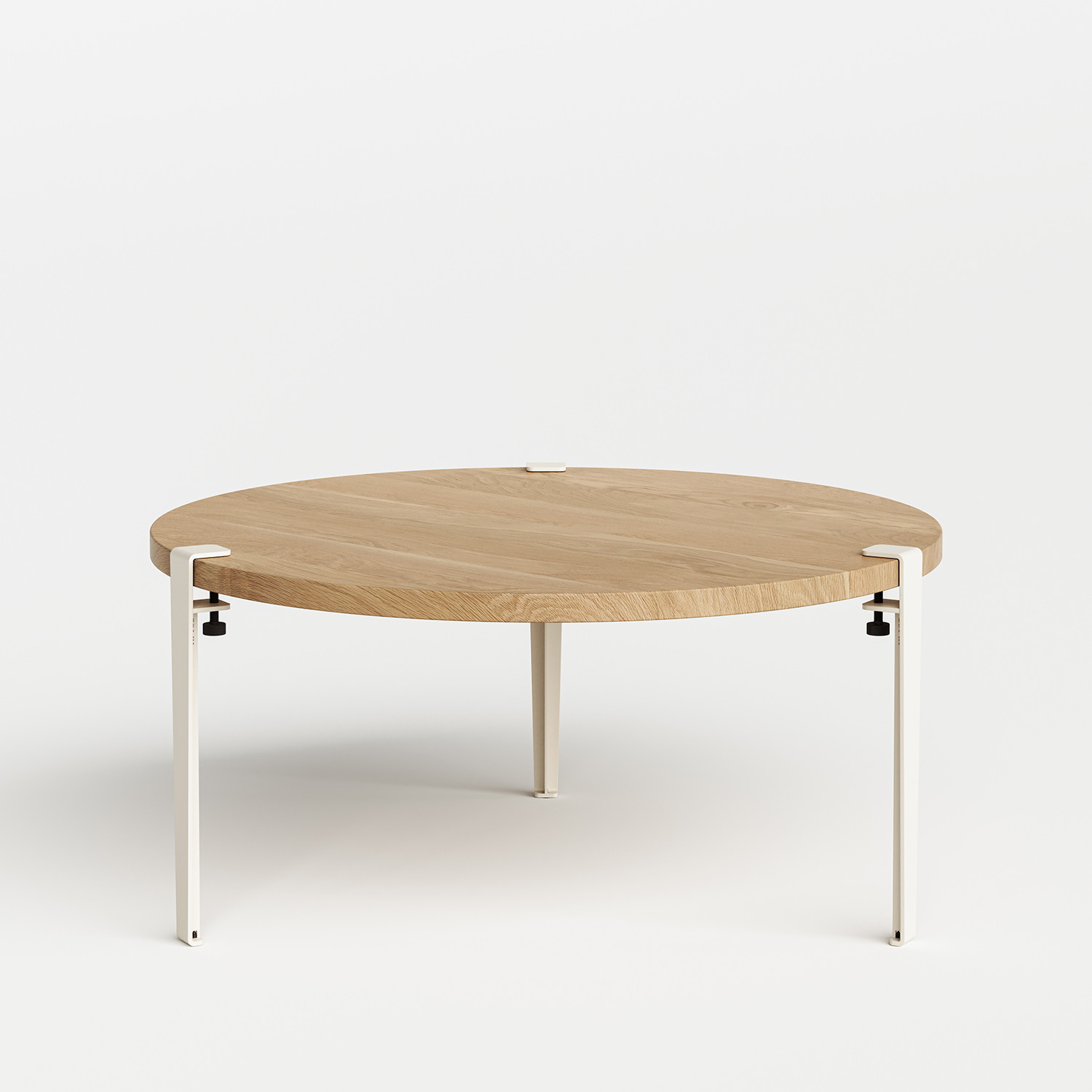 Table basse ronde TIPTOE Ø 90cm - chêne massif