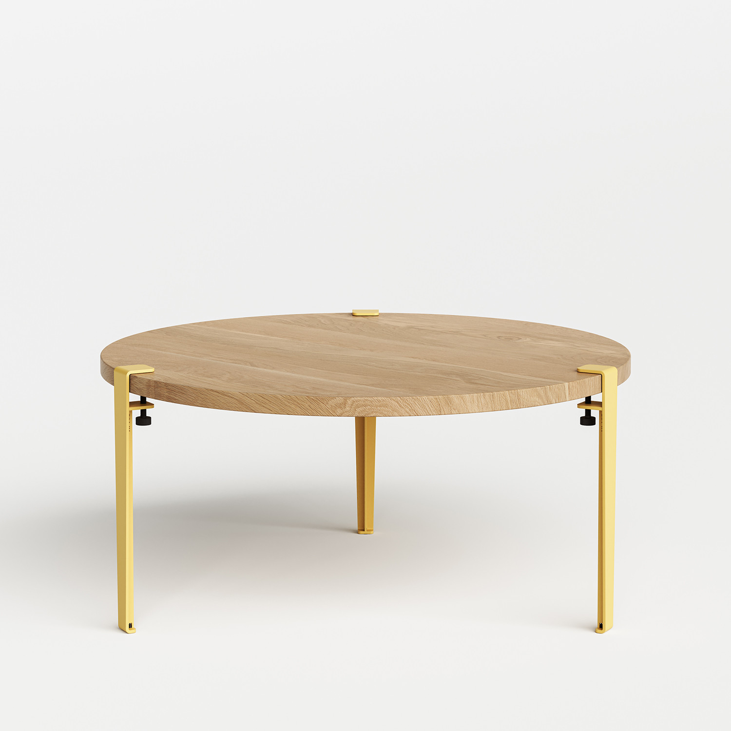 Table basse ronde TIPTOE Ø 90cm - chêne massif