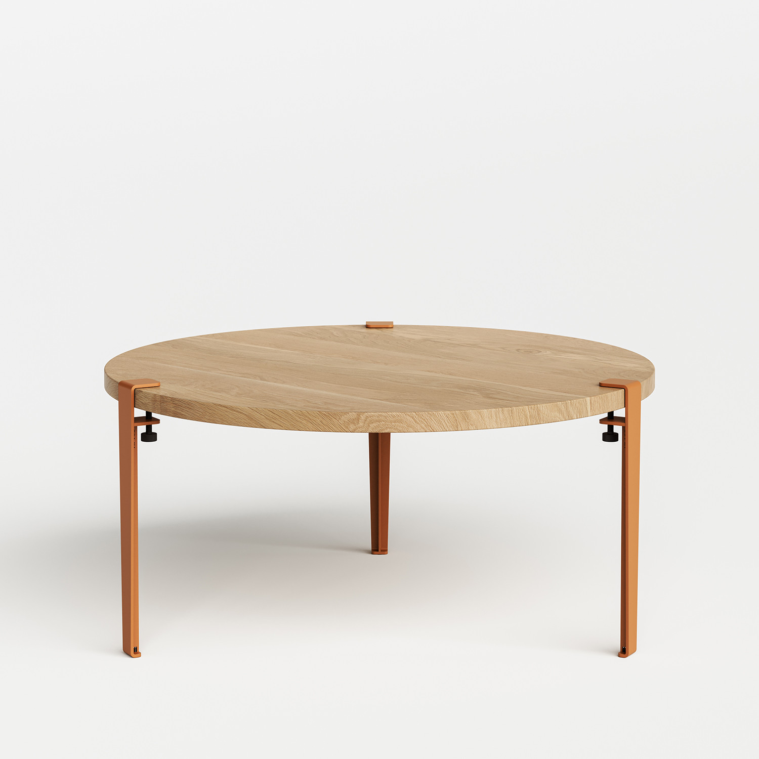 Table basse ronde TIPTOE Ø 90cm - chêne massif