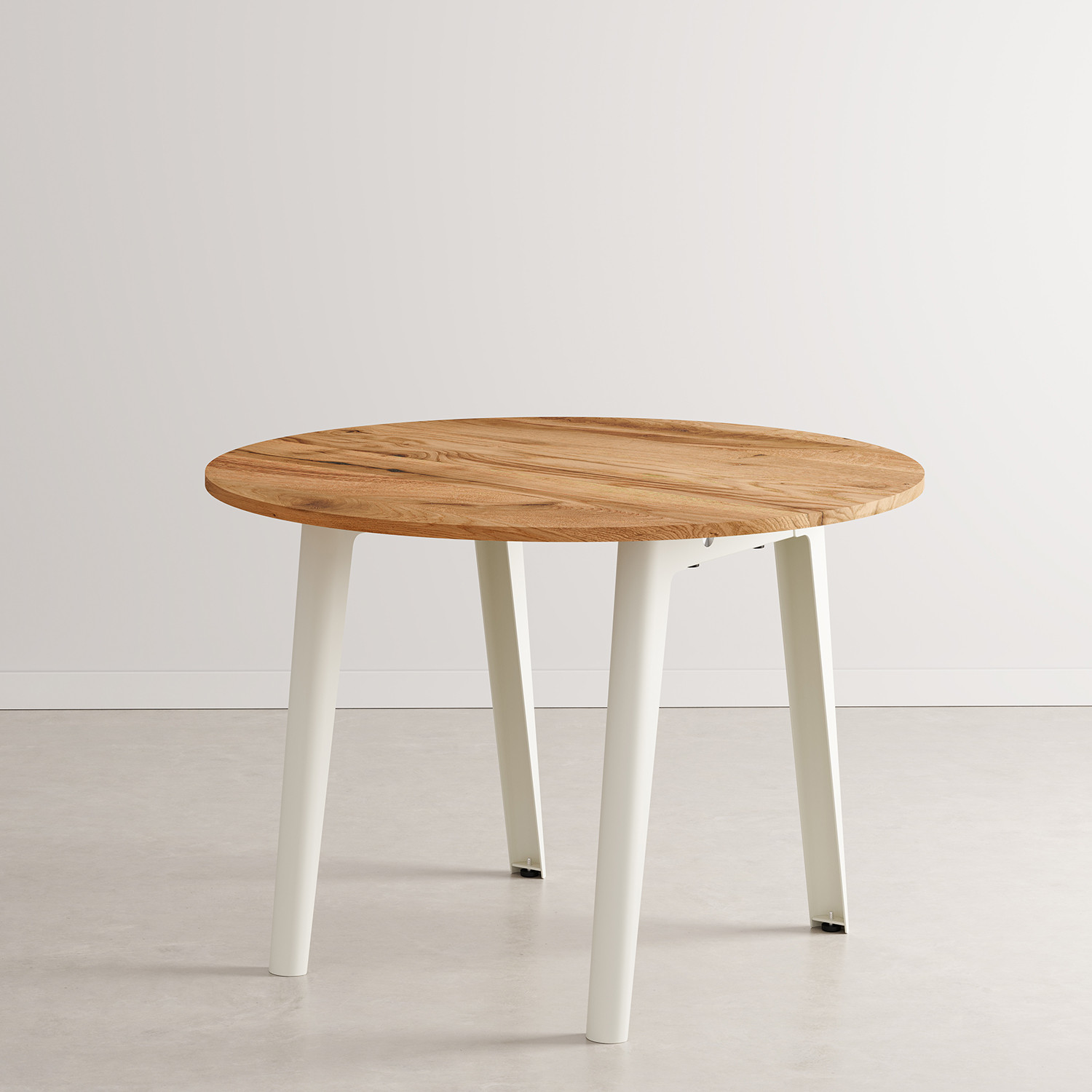 Table ronde NEW MODERN Ø 110cm - bois ancien recyclé