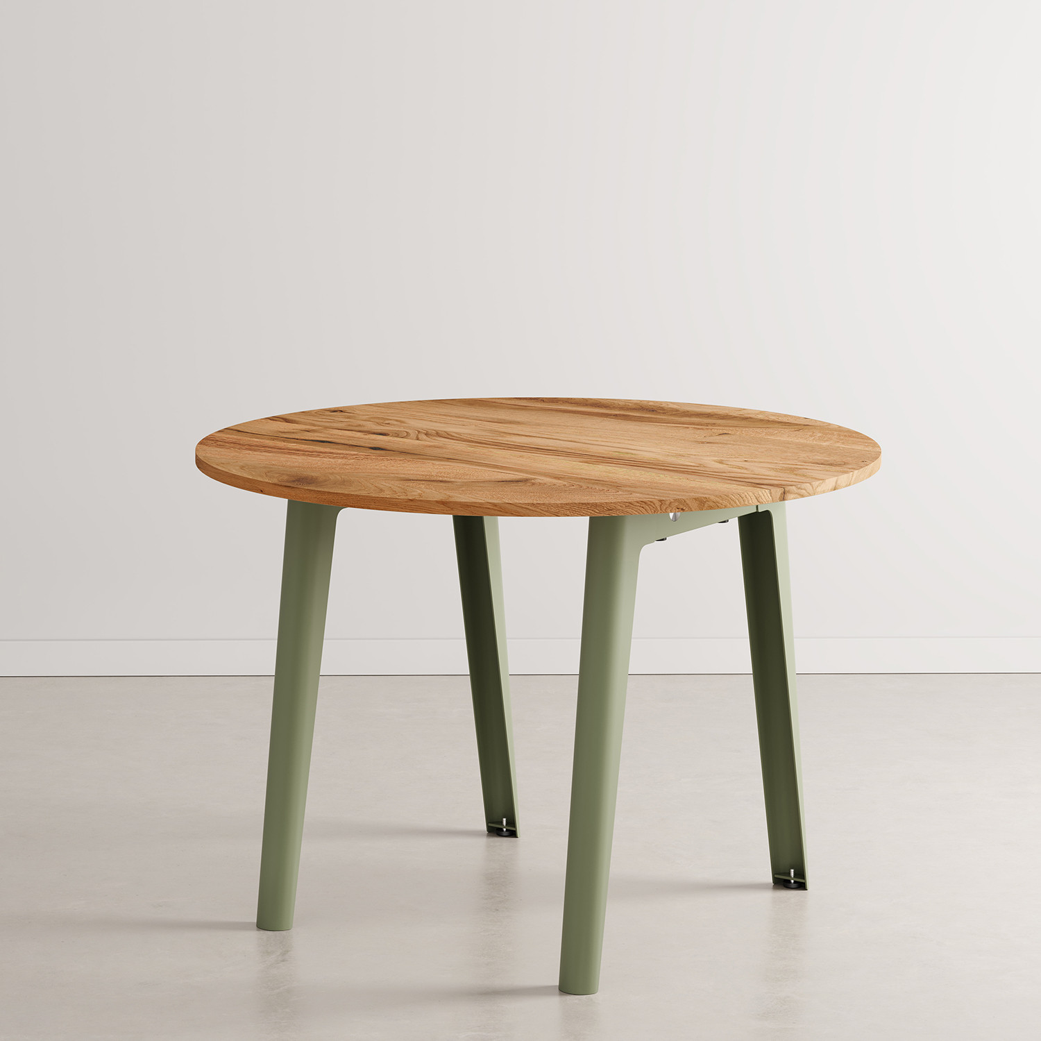 Table ronde NEW MODERN Ø 110cm - bois ancien recyclé