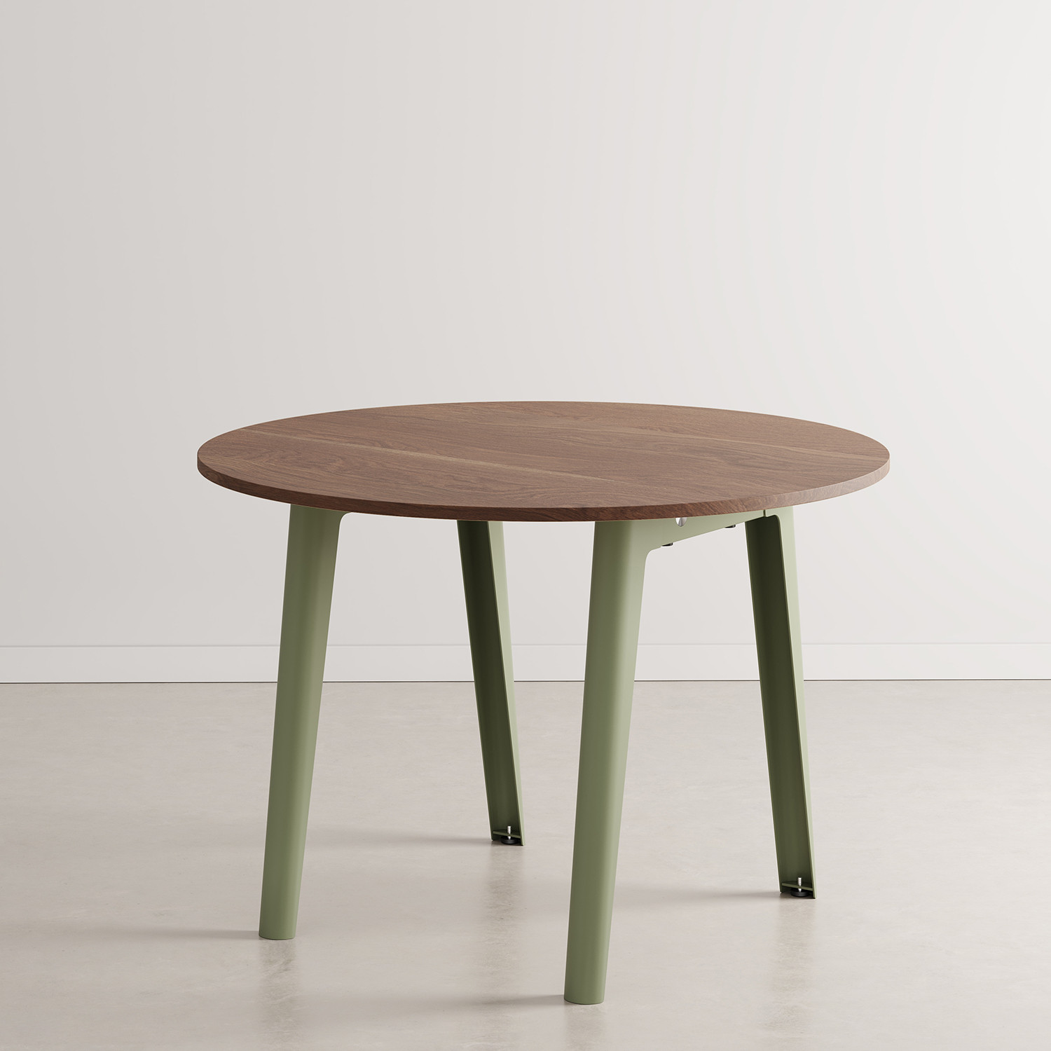 Table ronde NEW MODERN Ø 110cm - noyer éco-certifié