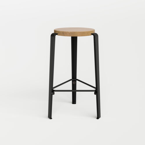 Tabouret de bar LOU - chêne massif
