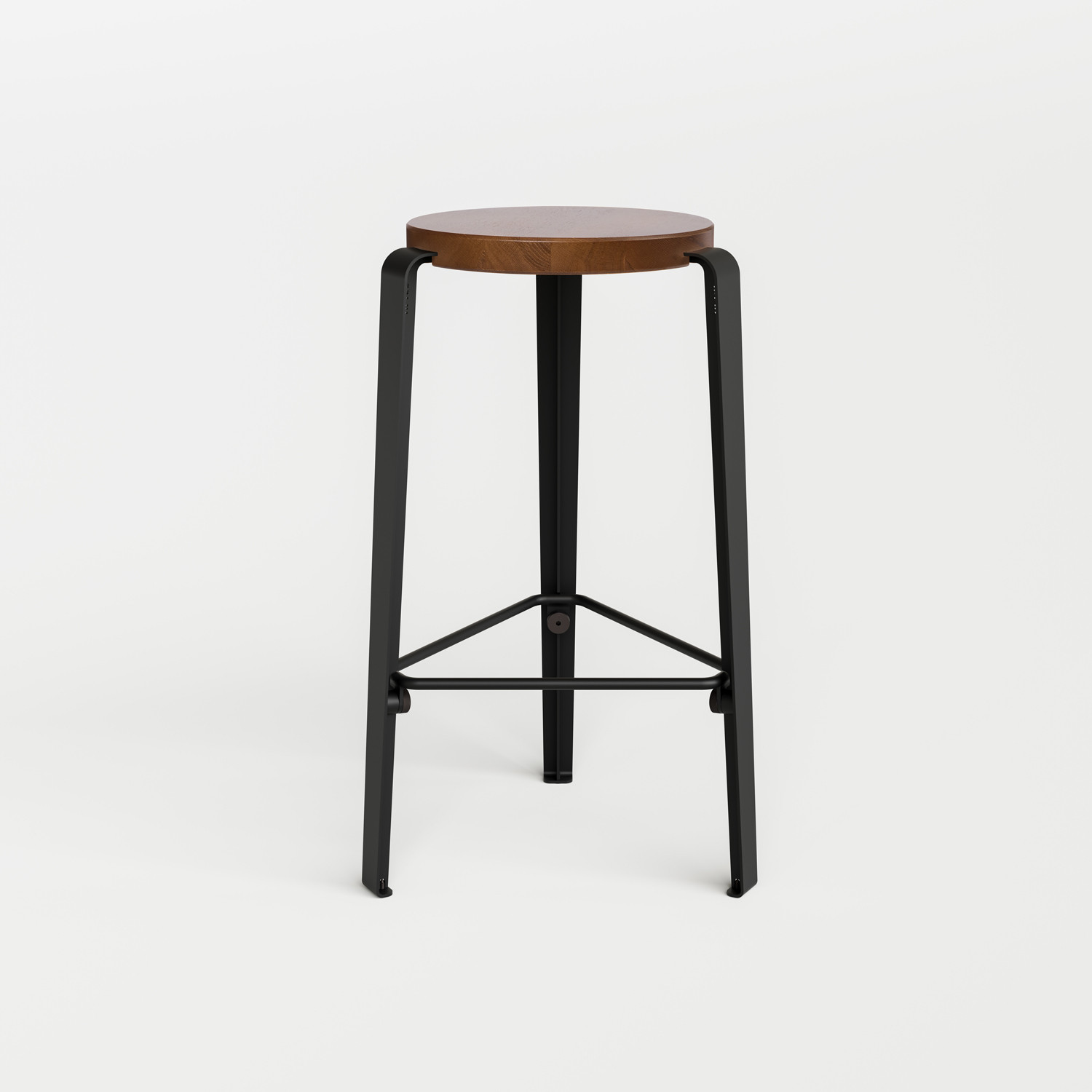 Tabouret de bar LOU - chêne massif