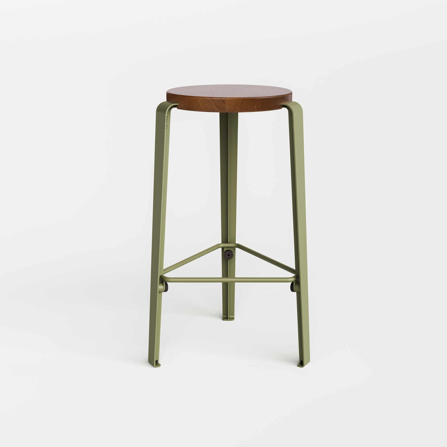 Tabouret de bar LOU - chêne massif