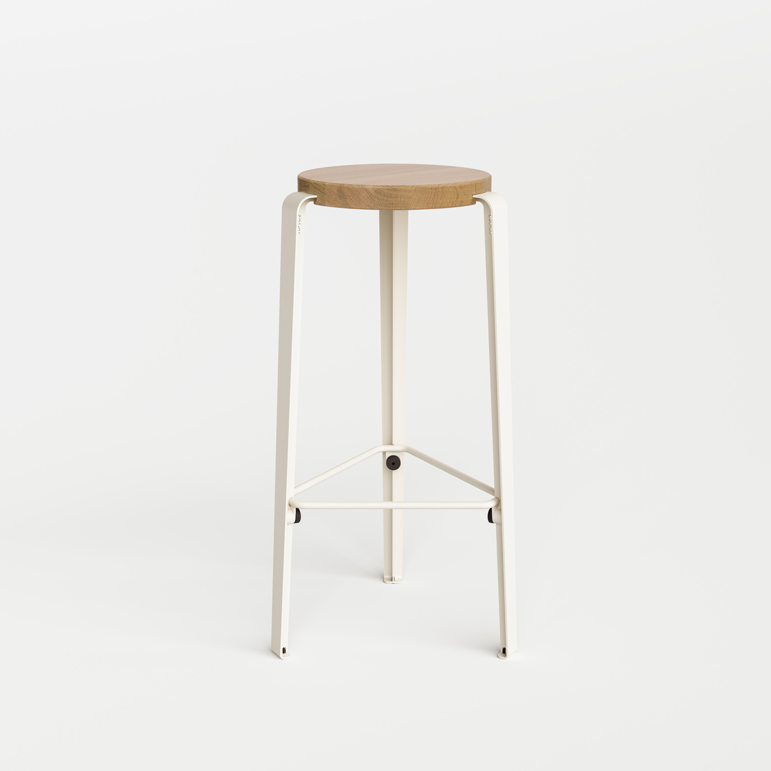 Tabouret de bar LOU - chêne massif