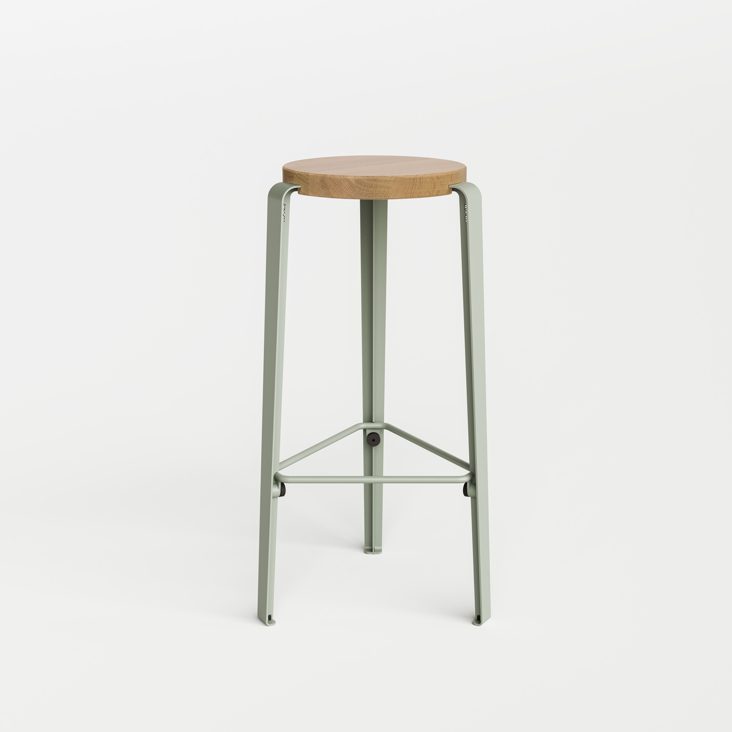 Tabouret de bar LOU - chêne massif