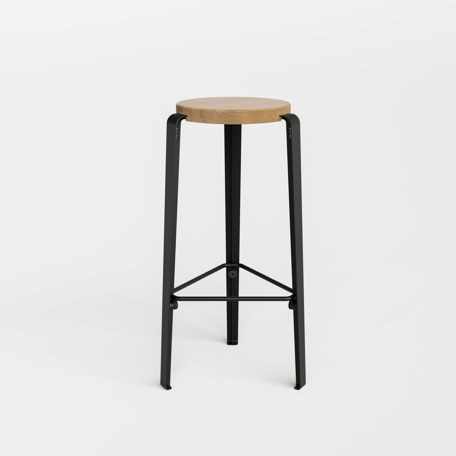 Tabouret de bar LOU - chêne massif