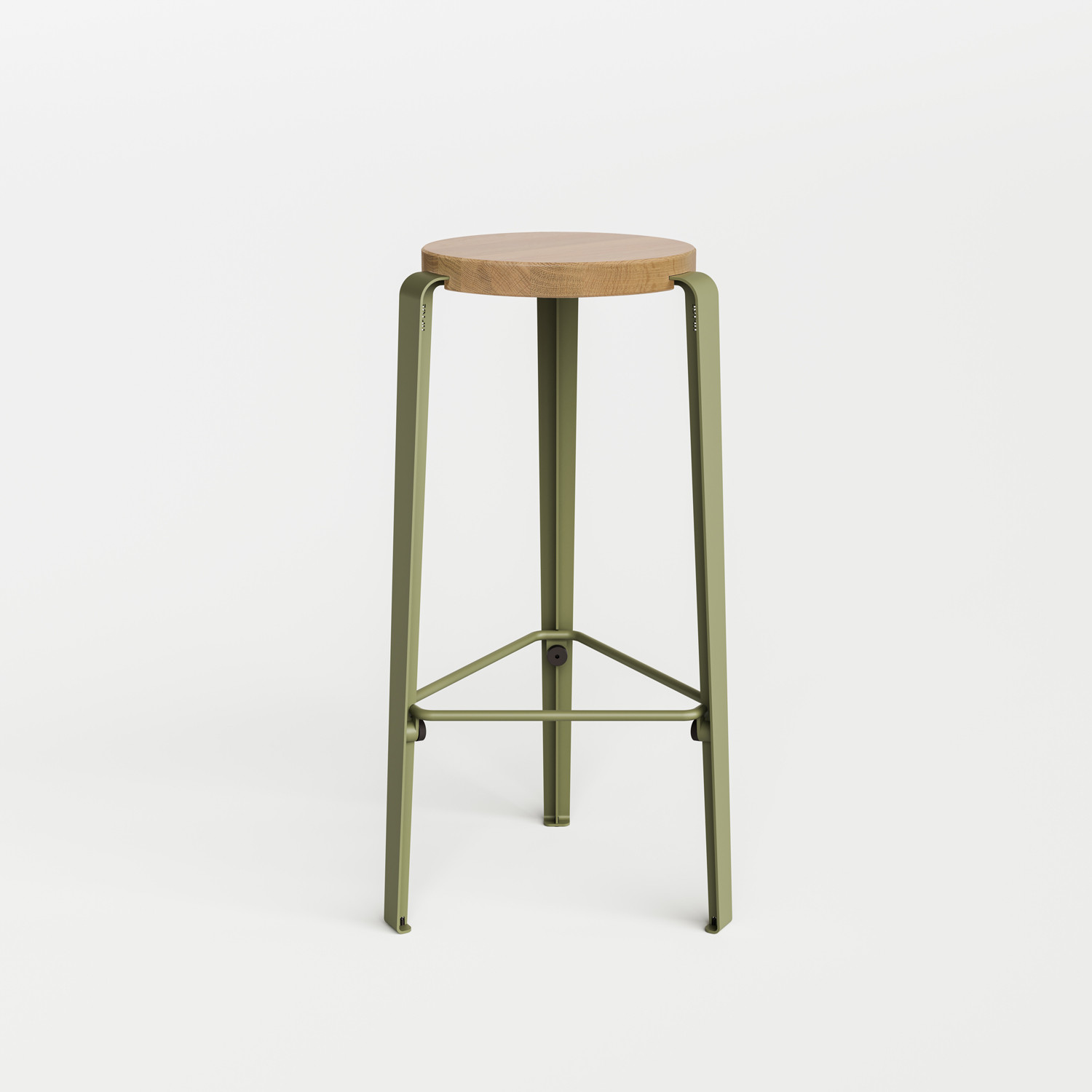 Tabouret de bar LOU - chêne massif