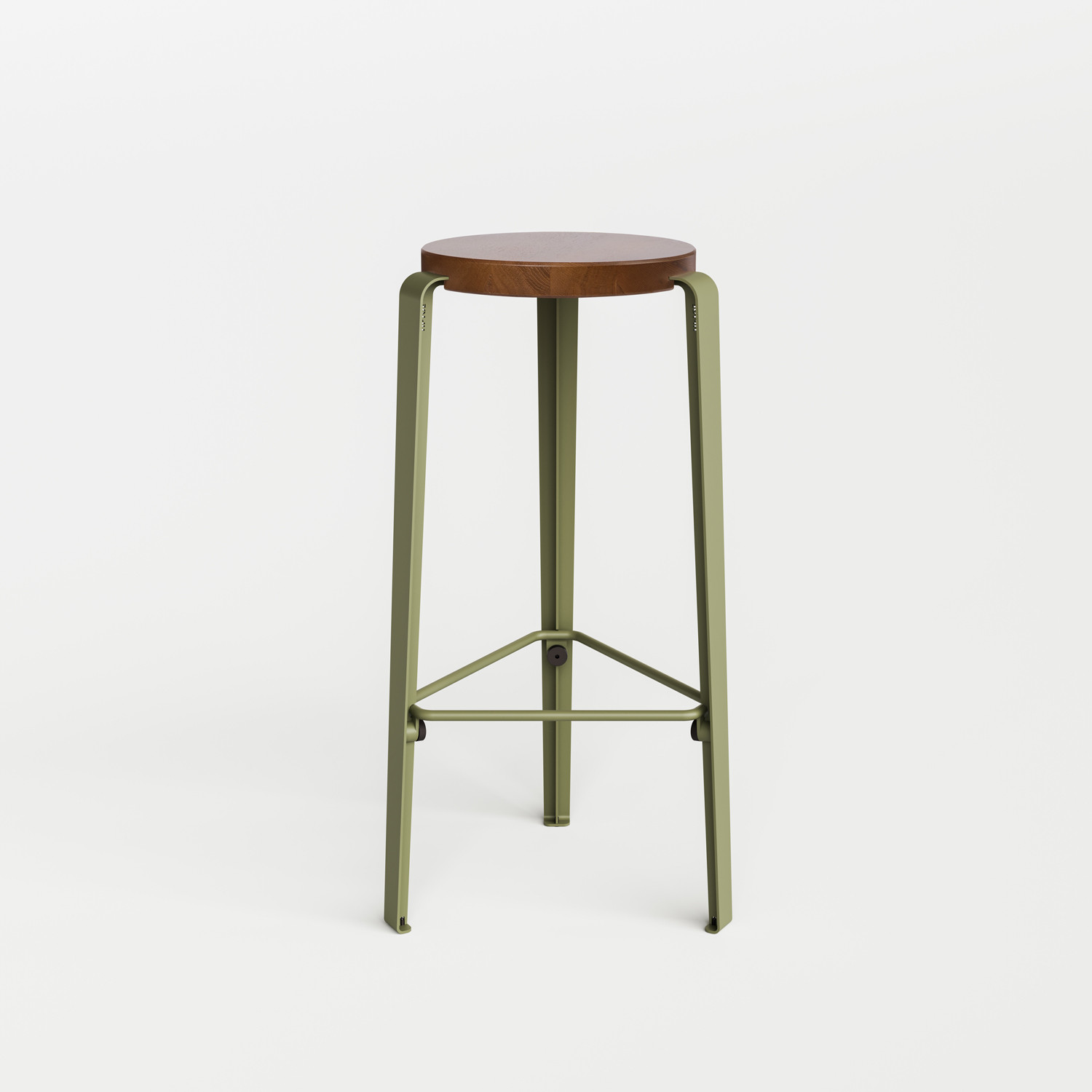 Tabouret de bar LOU - chêne massif