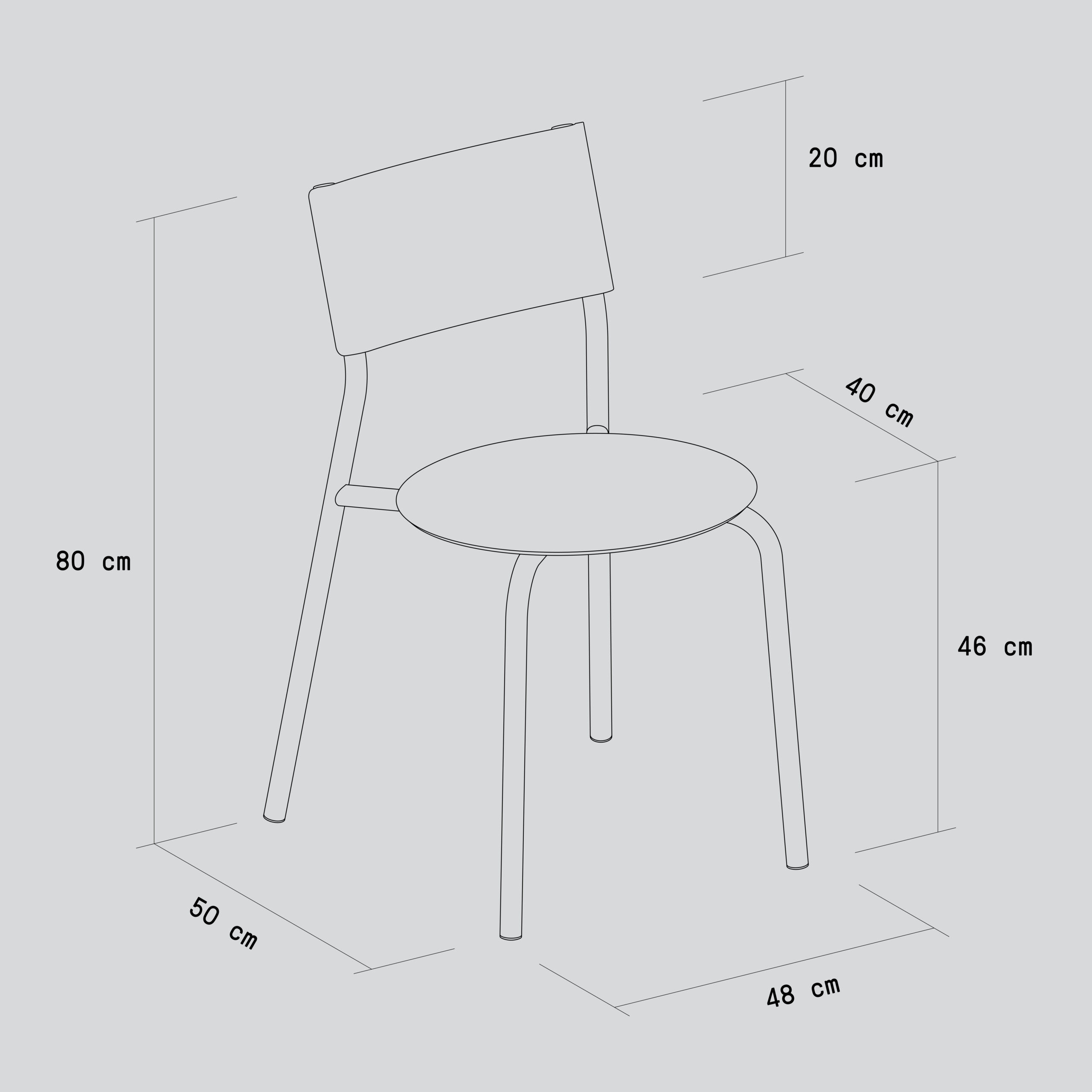 Pack table à manger NEW MODERN et 2 chaises SSD