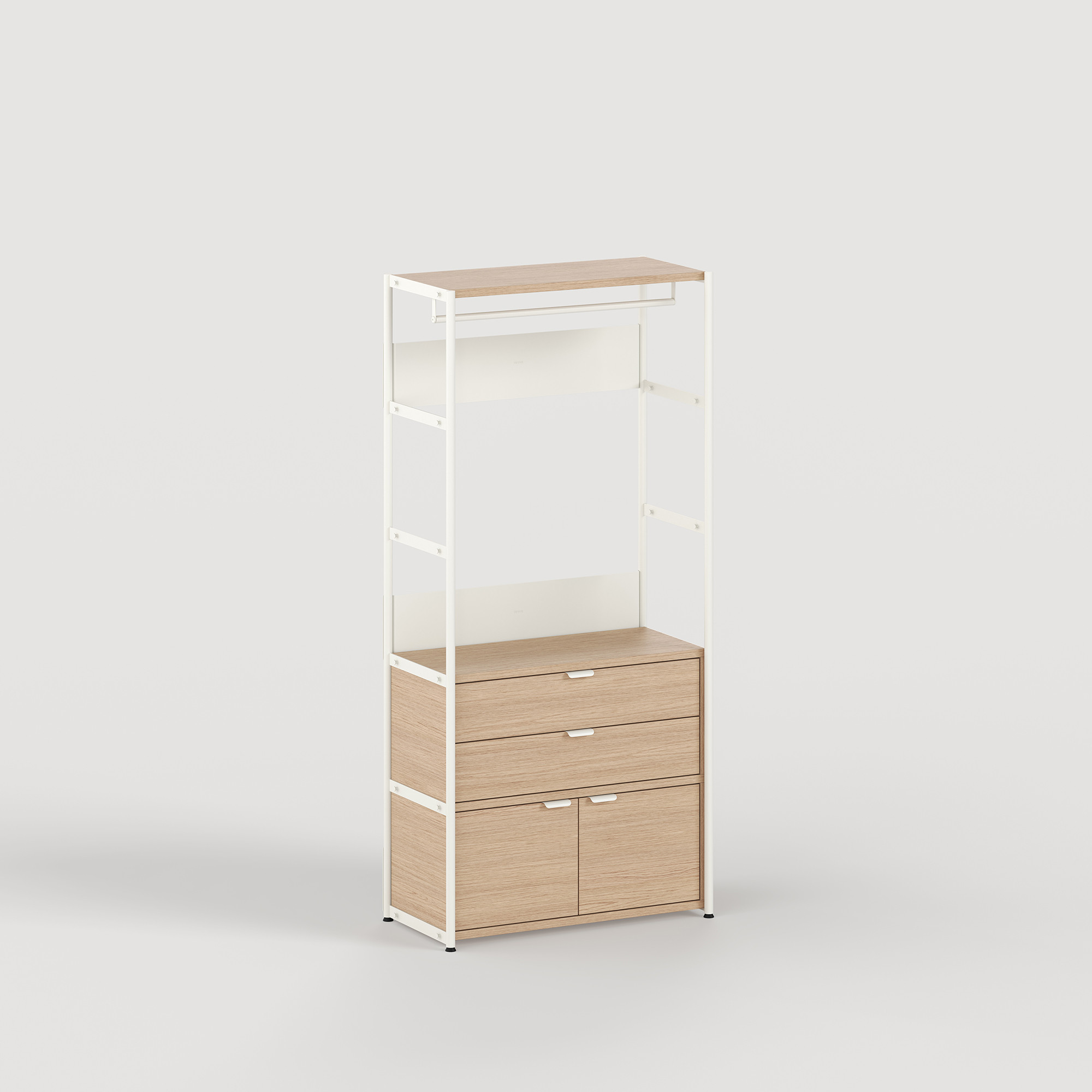 Penderie UNIT - H180 à 215 x L84cm - bois éco-certifié