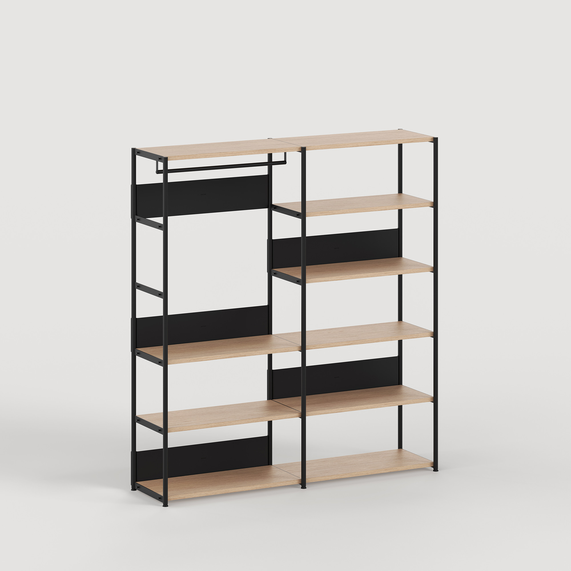 Penderie UNIT - H180 à 215 x L164cm - bois éco-certifié