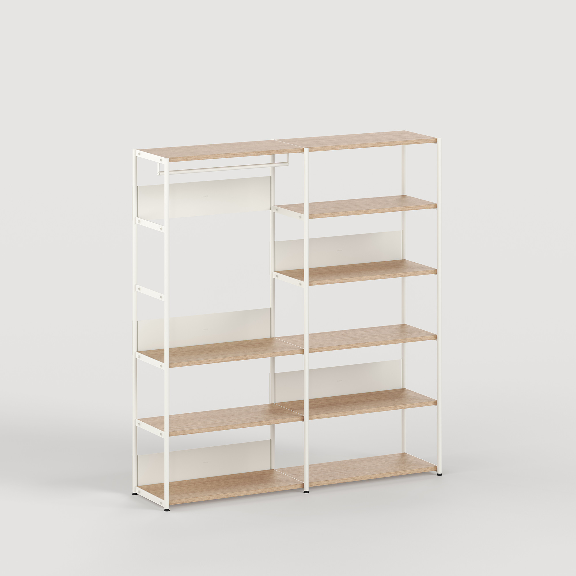 Penderie UNIT - H180 à 215 x L164cm - bois éco-certifié