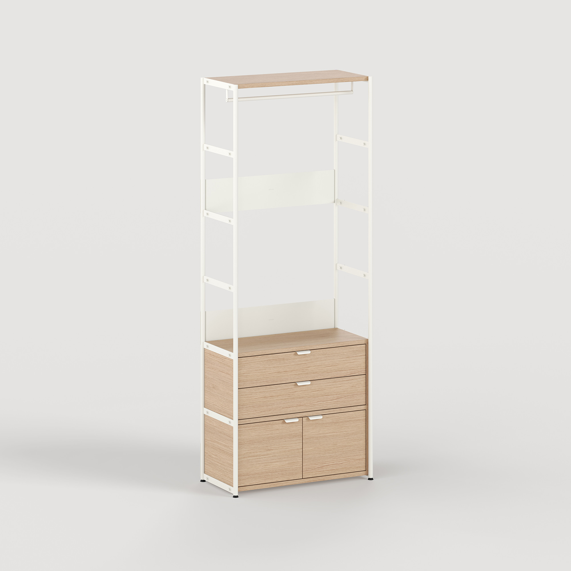 Penderie UNIT - H180 à 215 x L84cm - bois éco-certifié