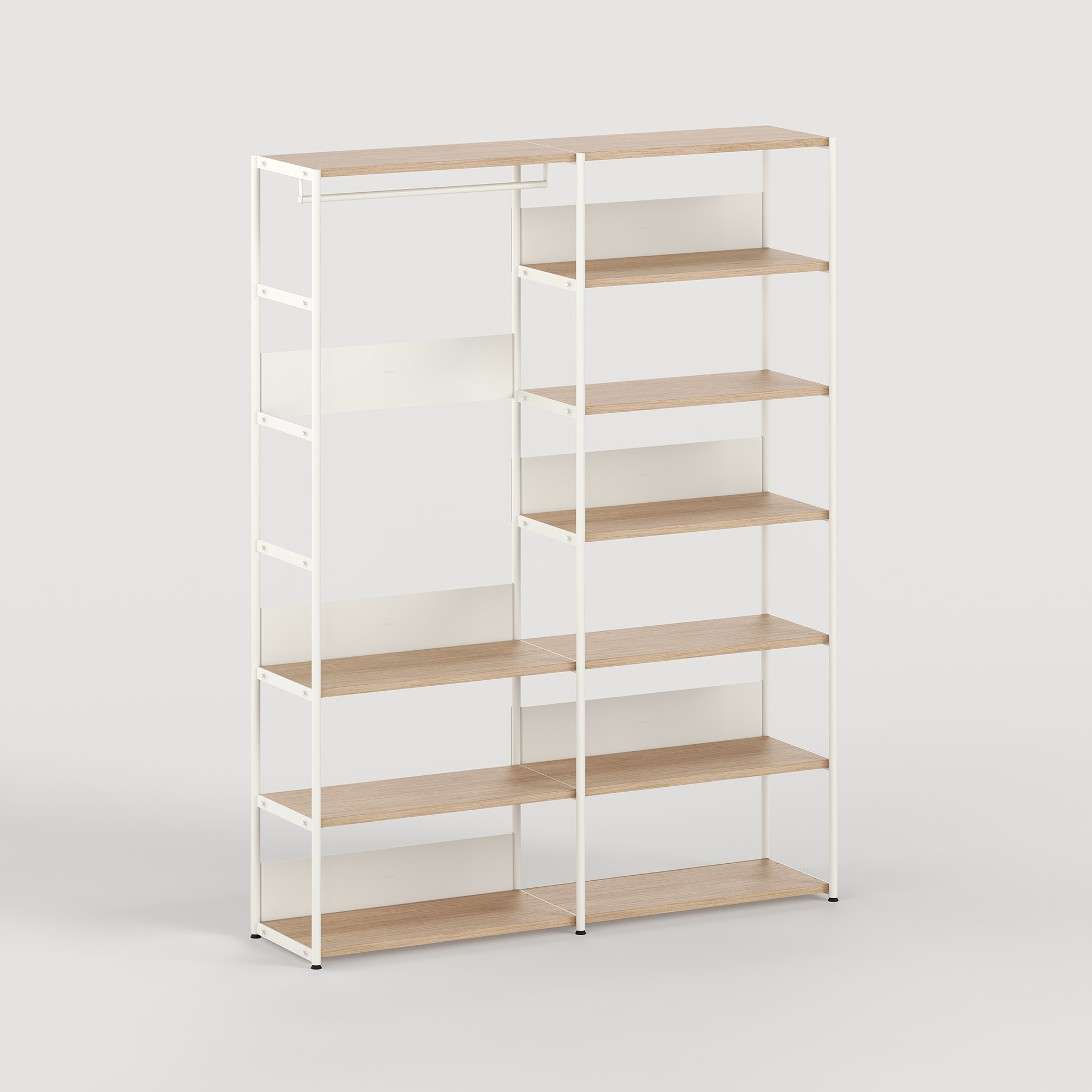 Penderie UNIT - H180 à 215 x L164cm - bois éco-certifié