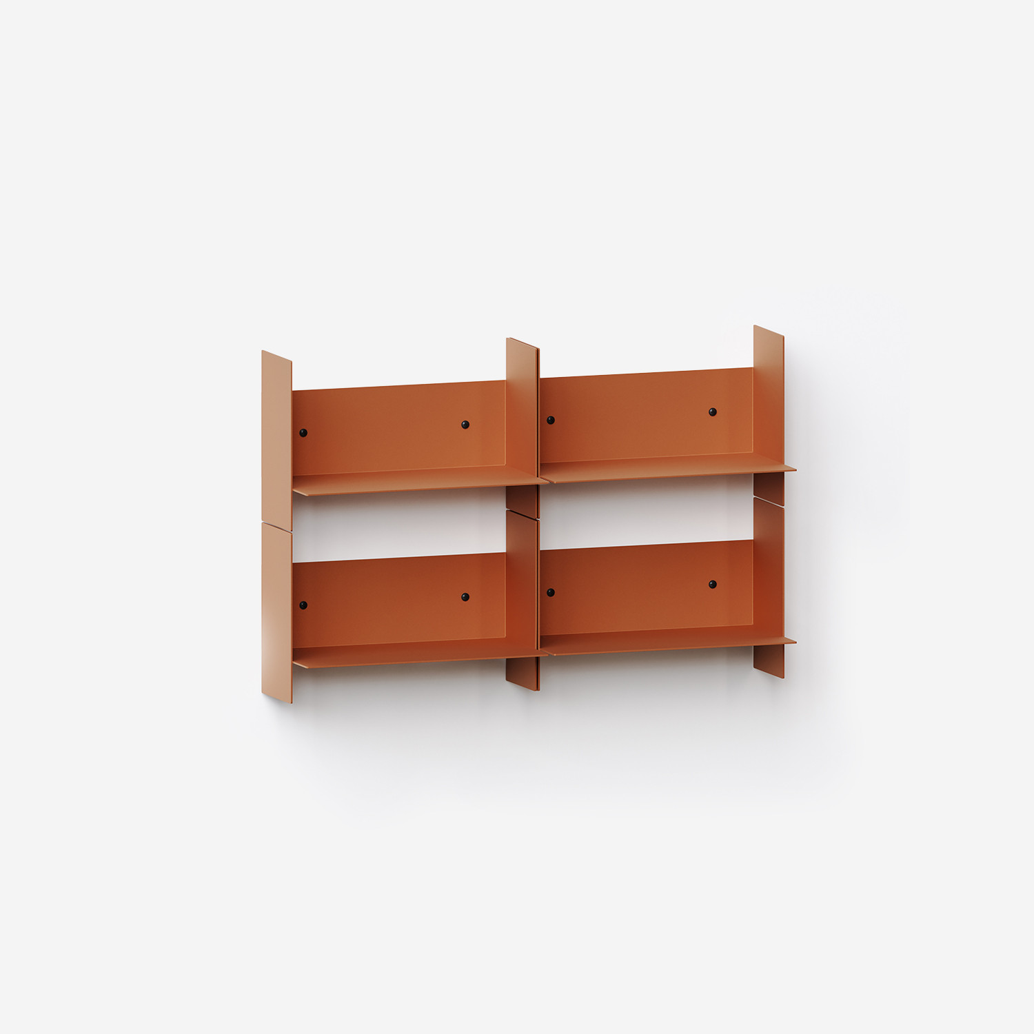 Wandbibilothek PLI aus Stahl - 30 bis 60cm