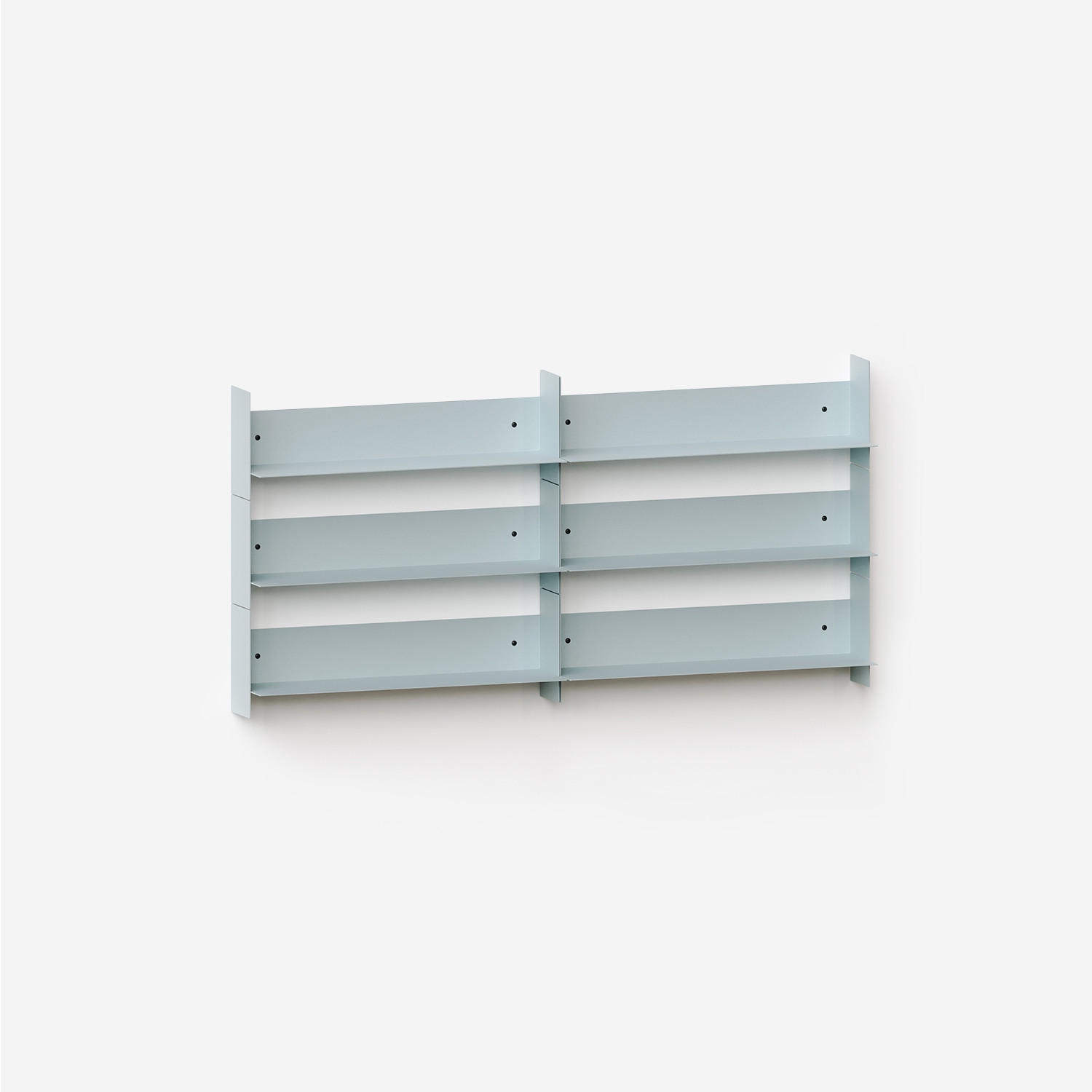 Wandbibilothek PLI aus Stahl - 30 bis 60cm