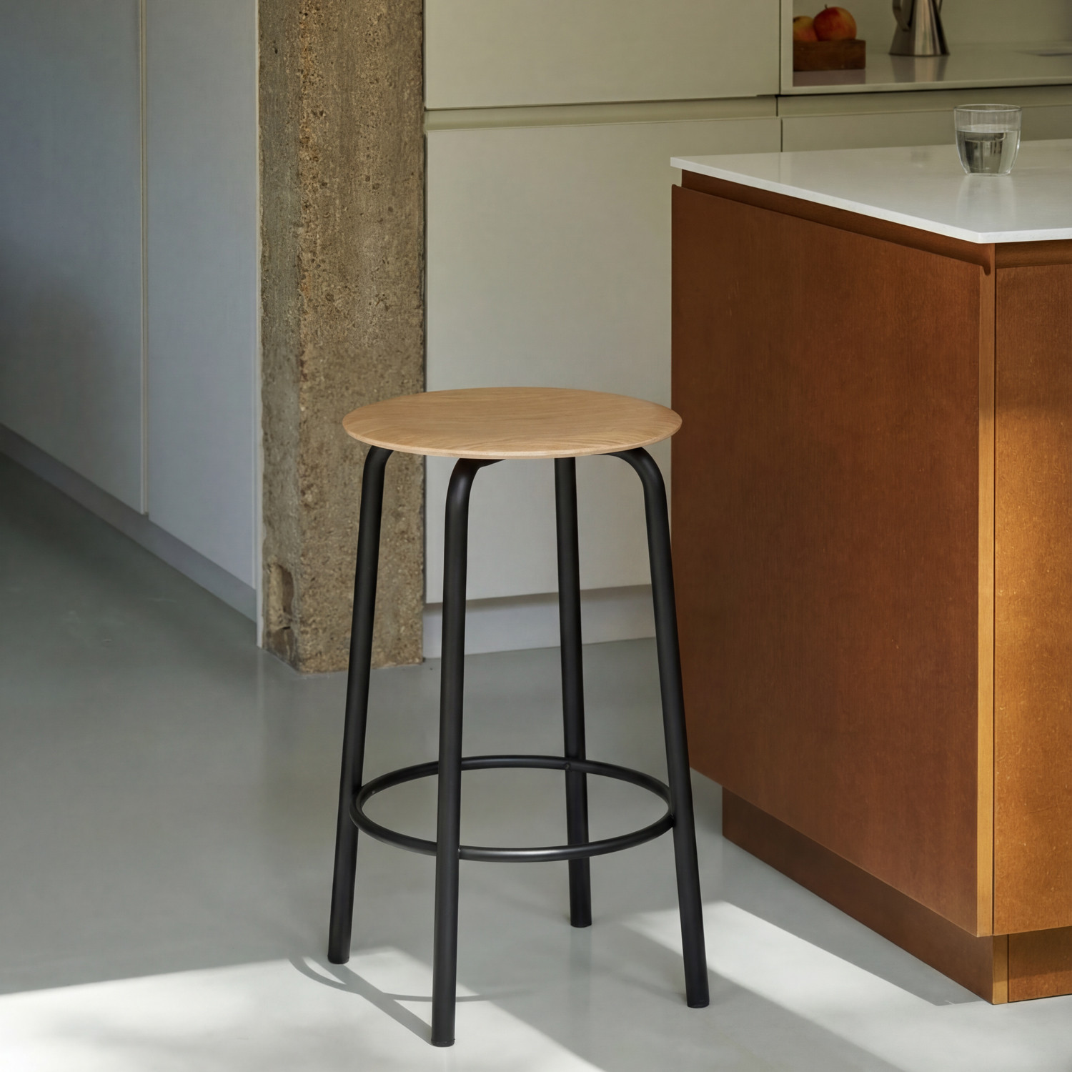 Tabouret de bar SSD - bois éco-certifié