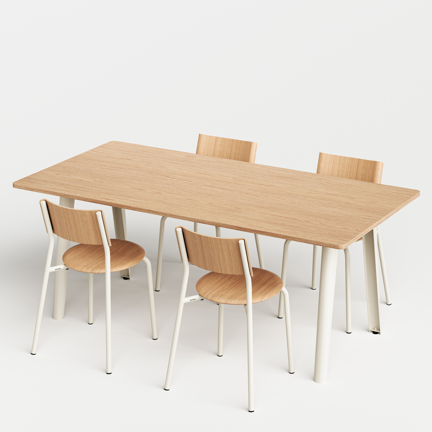 Pack table à manger NEW MODERN et 4 chaises SSD