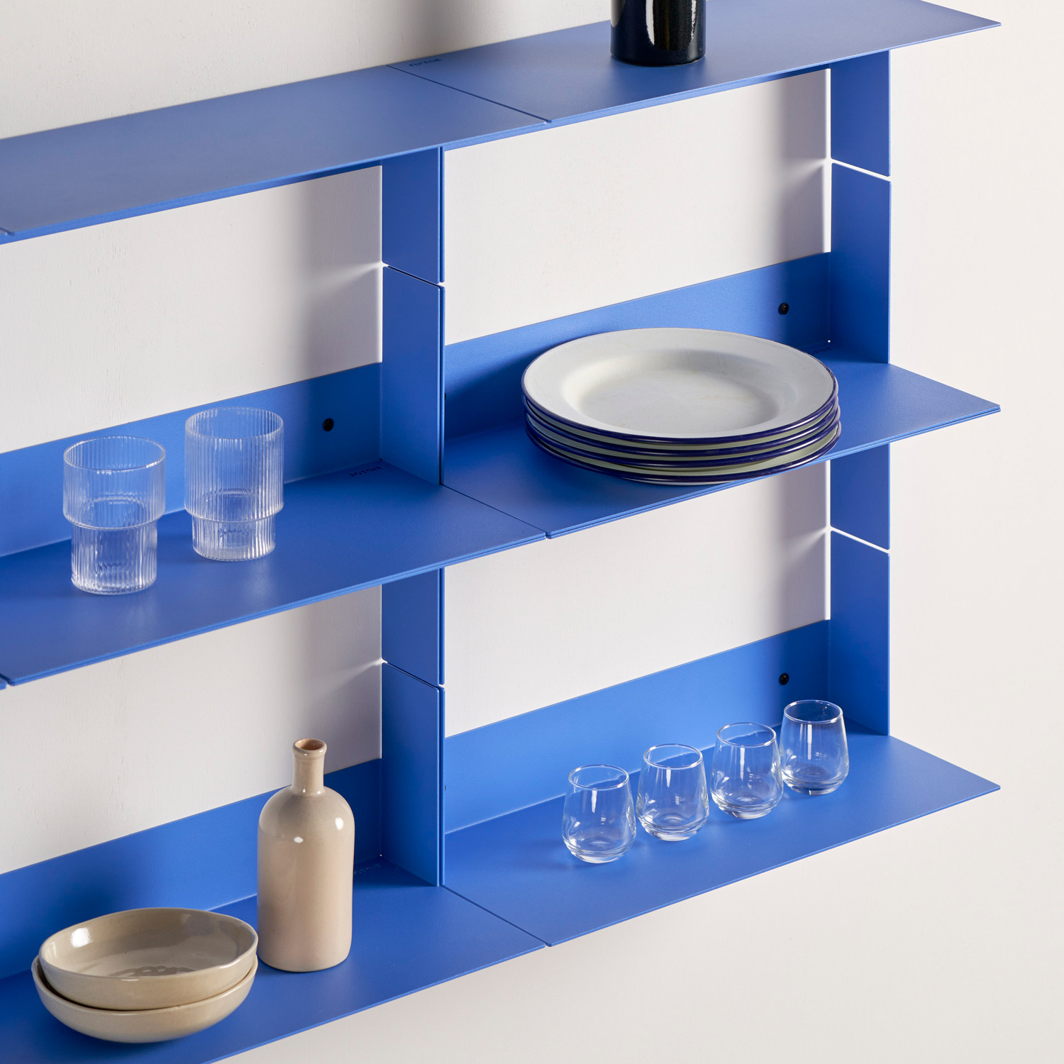 Tablette murale PLI en acier - 20 à 60cm