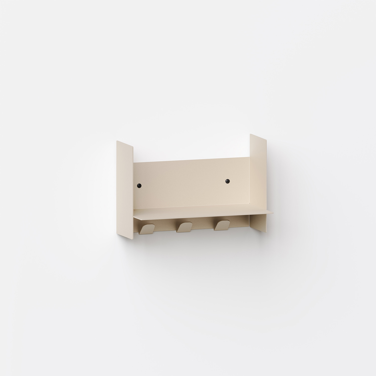 PLI steel wall-mounted coat rack - 20 to 60 cm