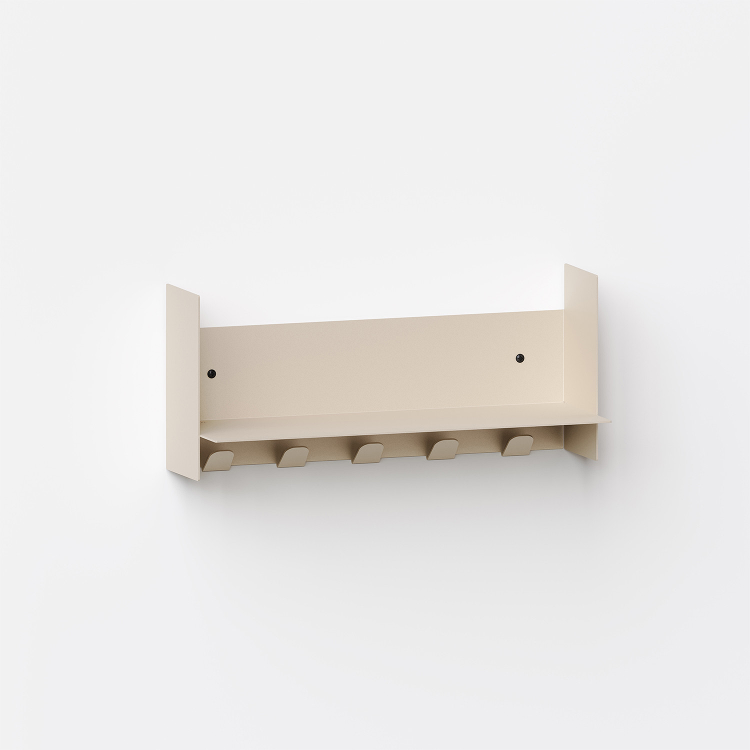 PLI steel wall-mounted coat rack - 20 to 60 cm
