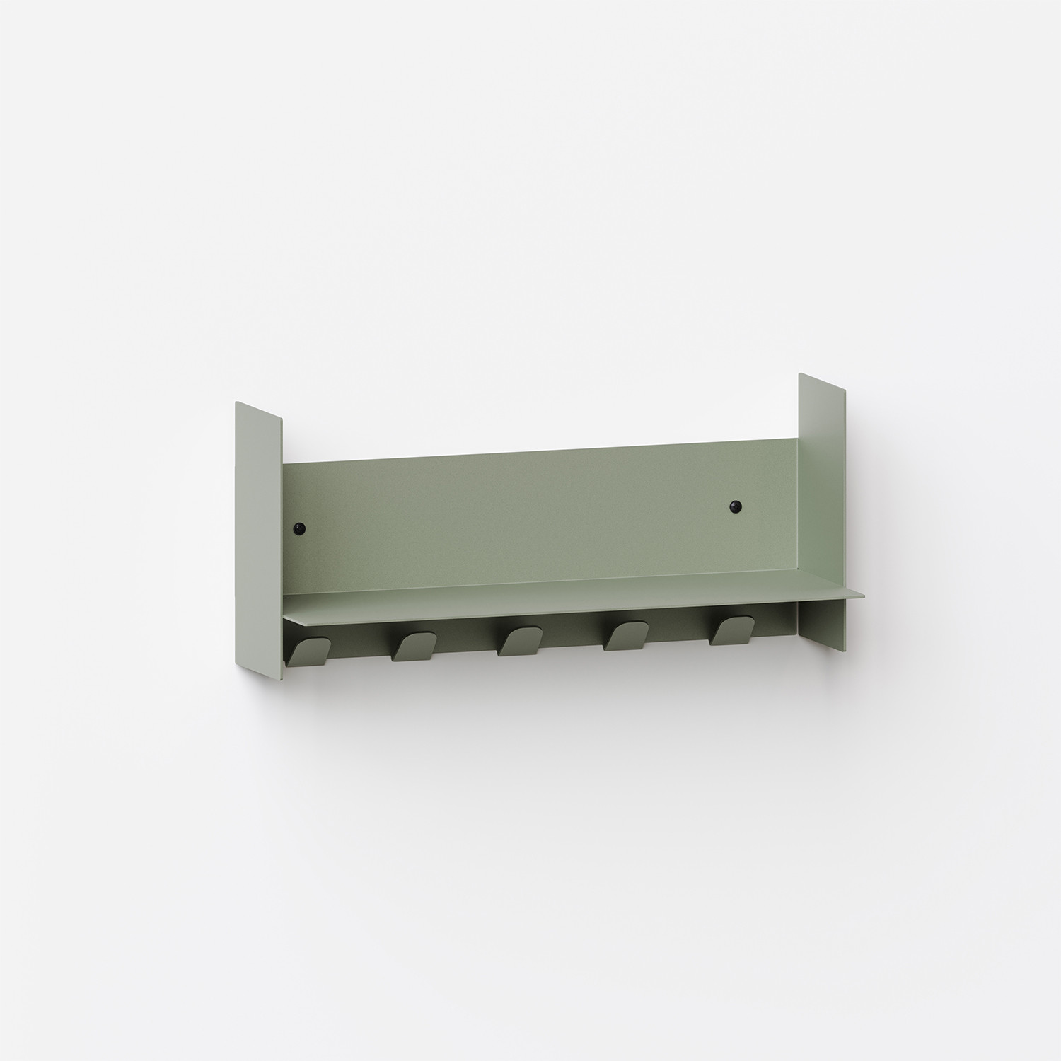 PLI steel wall-mounted coat rack - 20 to 60 cm