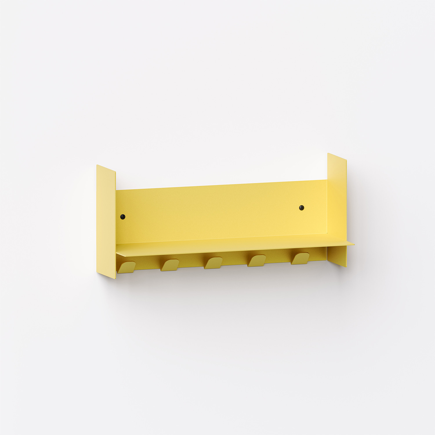 PLI steel wall-mounted coat rack - 20 to 60 cm