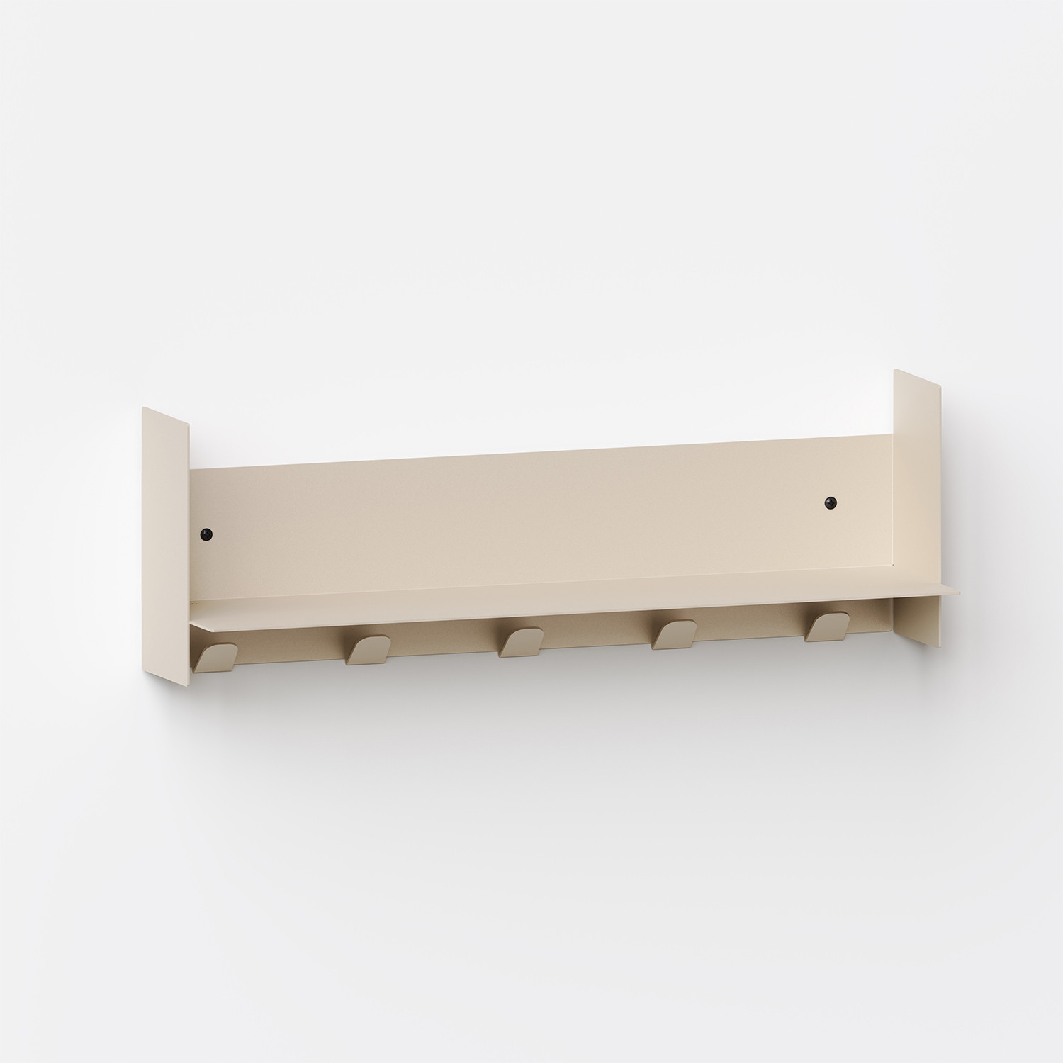 PLI steel wall-mounted coat rack - 20 to 60 cm