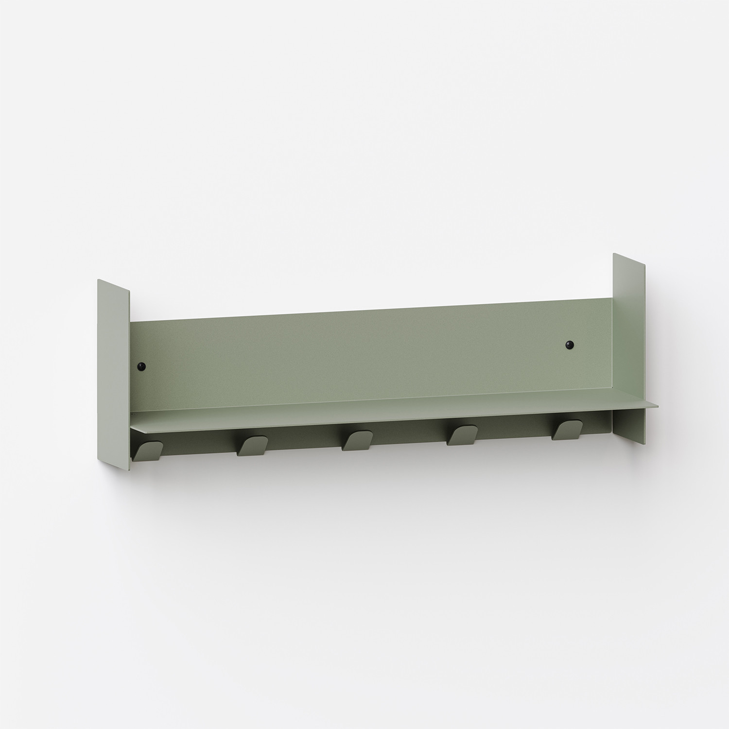 PLI steel wall-mounted coat rack - 20 to 60 cm