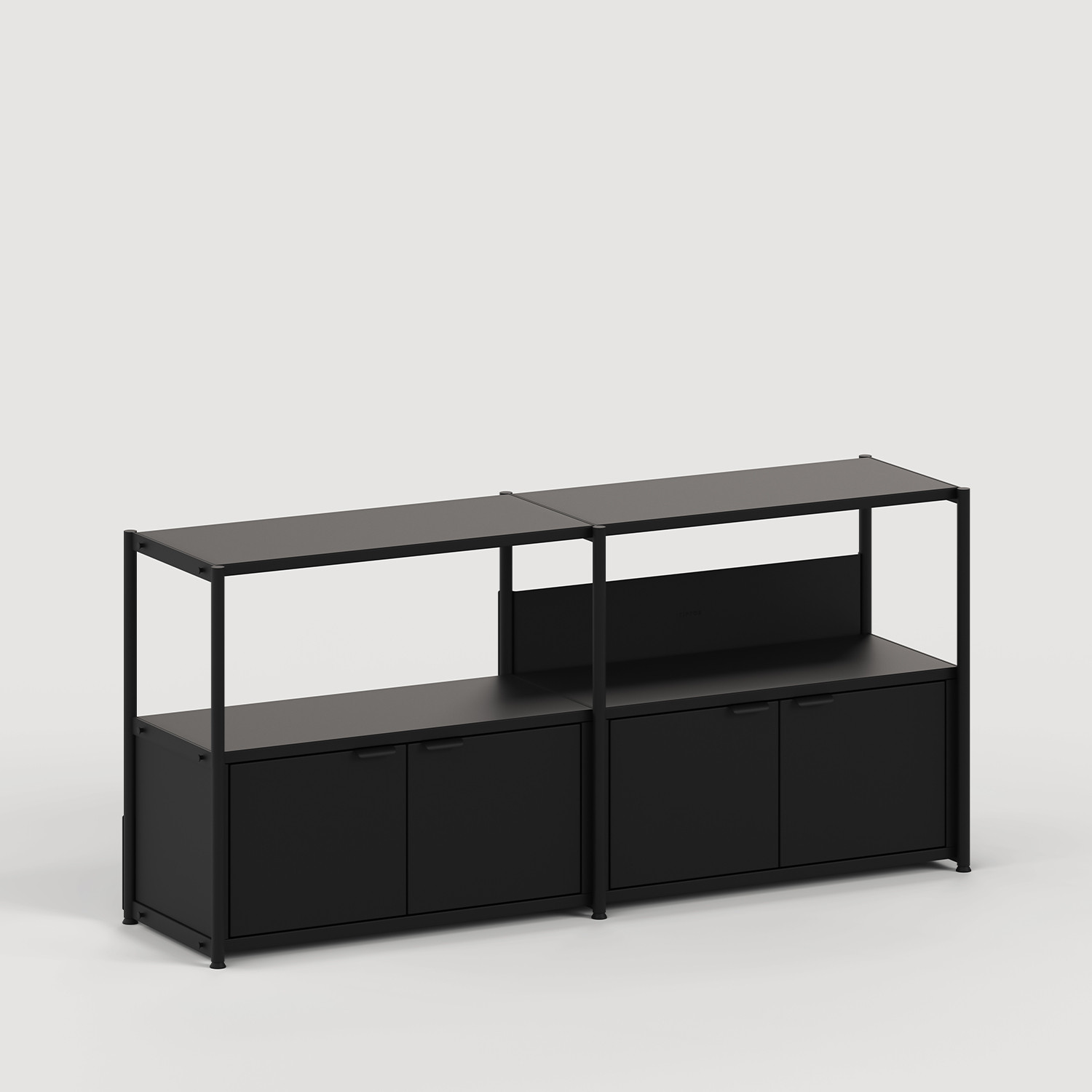 UNIT shelf - H75 to 85 x W164cm - powder-coated steel