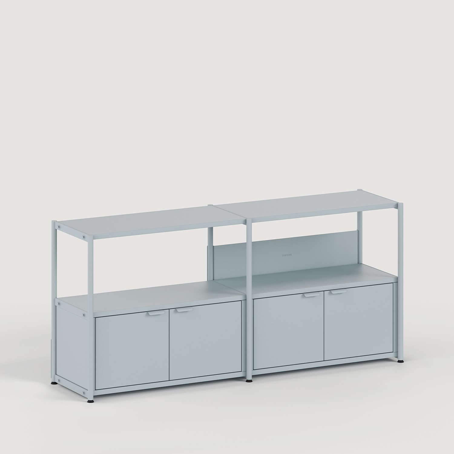 UNIT shelf - H75 to 85 x W164cm - powder-coated steel